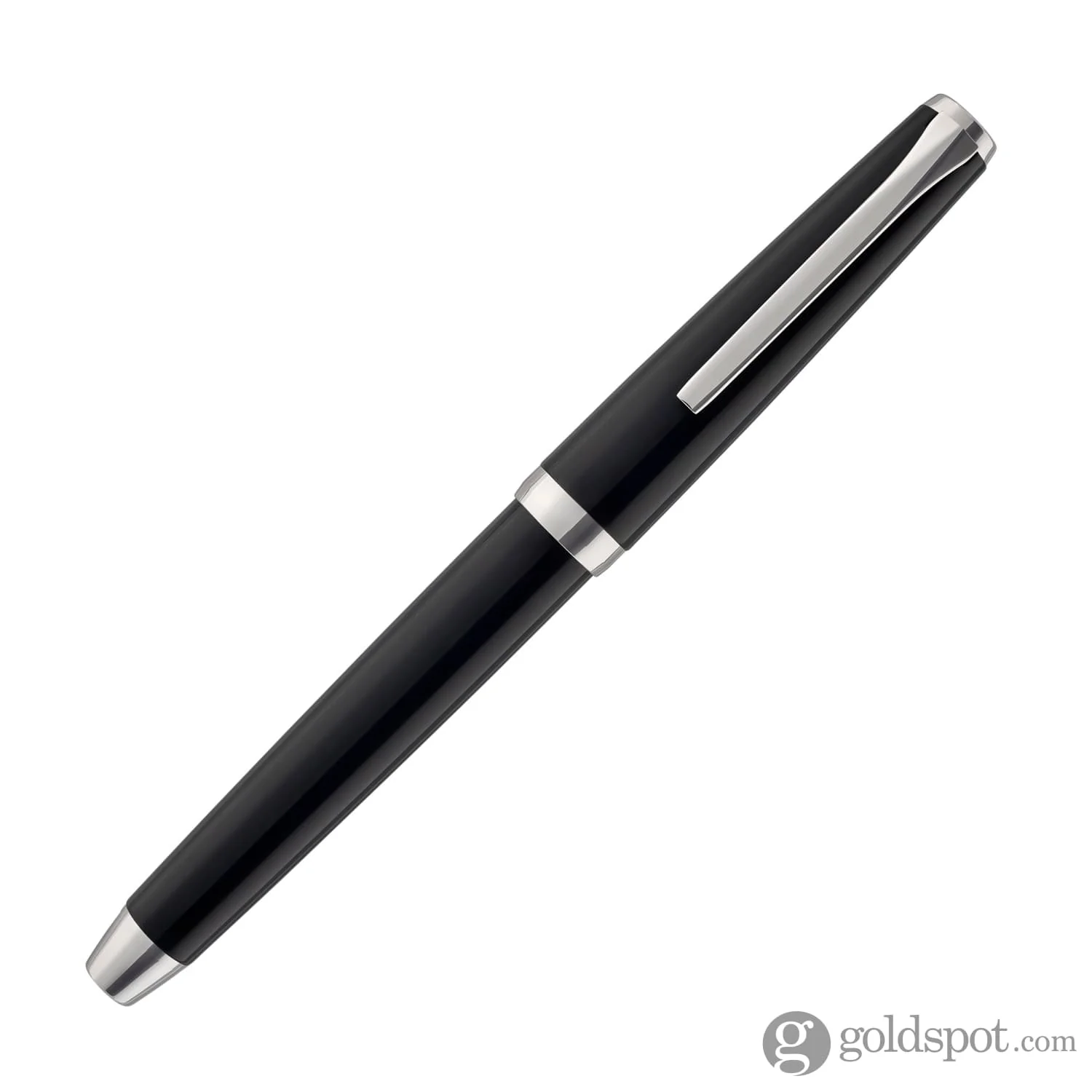 Pilot Metal Falcon Fountain Pen in Black - Soft Flexible - Image 4