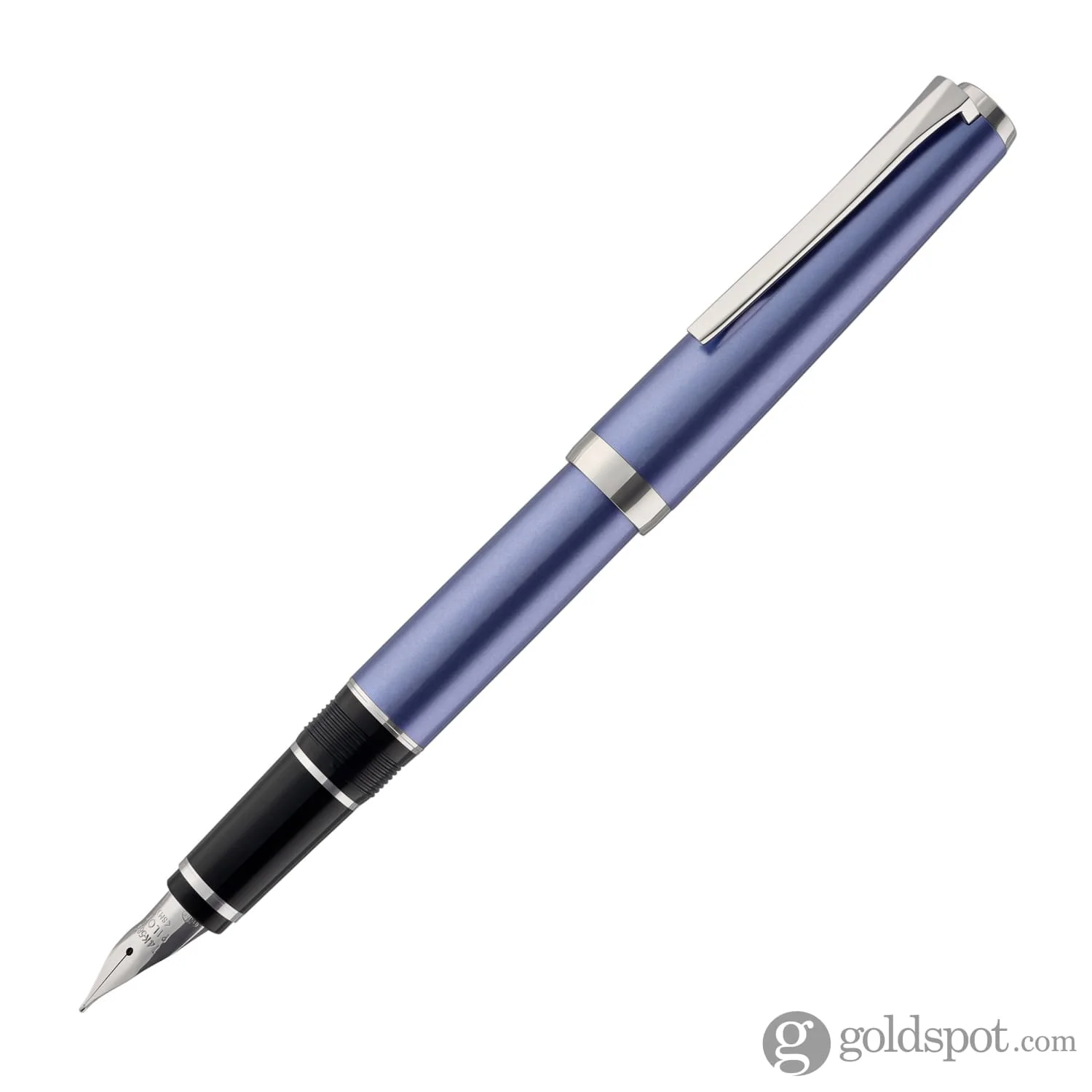 Pilot Metal Falcon Fountain Pen in Sapphire - 14K Gold Soft Flexible - Image 2