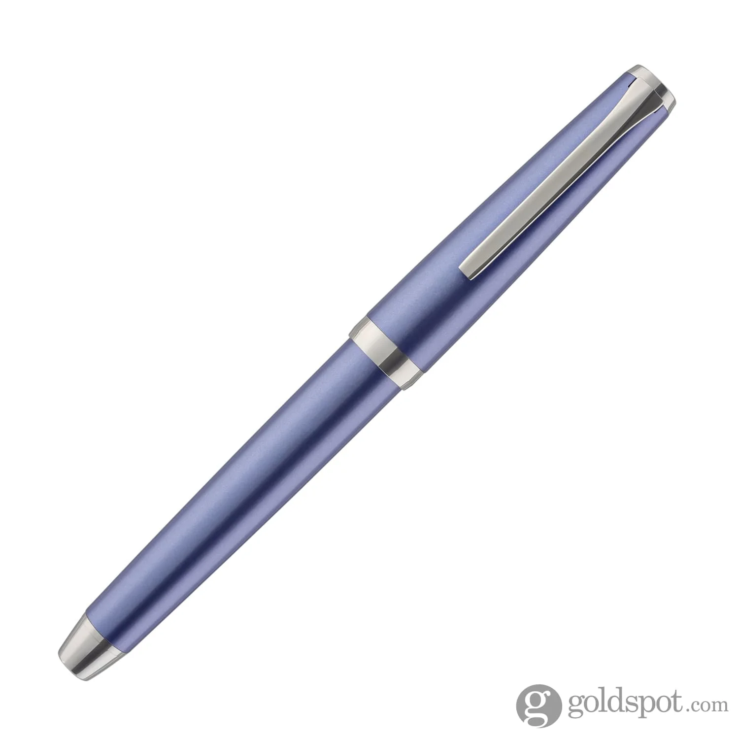 Pilot Metal Falcon Fountain Pen in Sapphire - 14K Gold Soft Flexible - Image 4