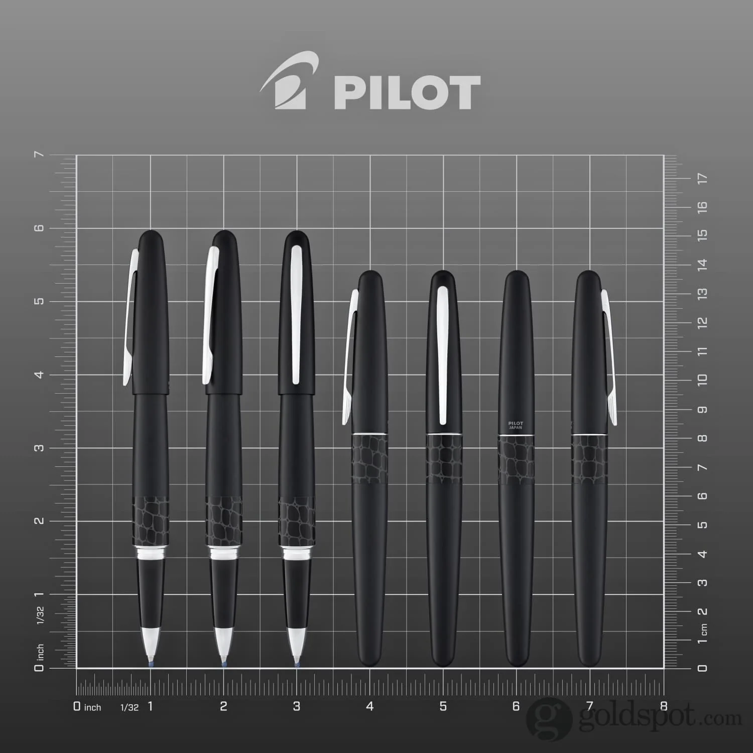 Pilot Metropolitan Animal Rollerball Pen in Crocodile (Matte Black) - Image 8