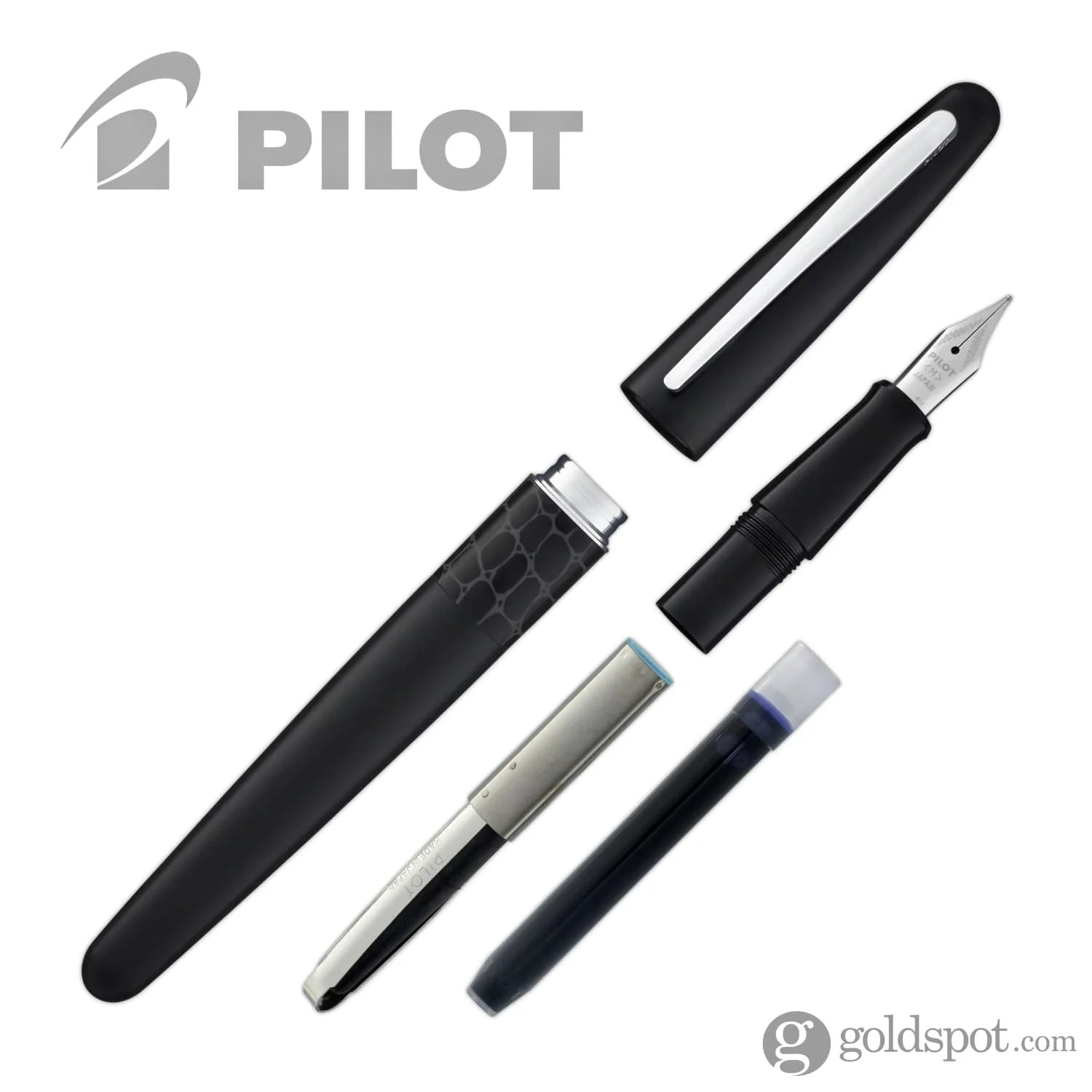 Pilot Metropolitan Animal Fountain Pen in Crocodile Matte Black - Image 7