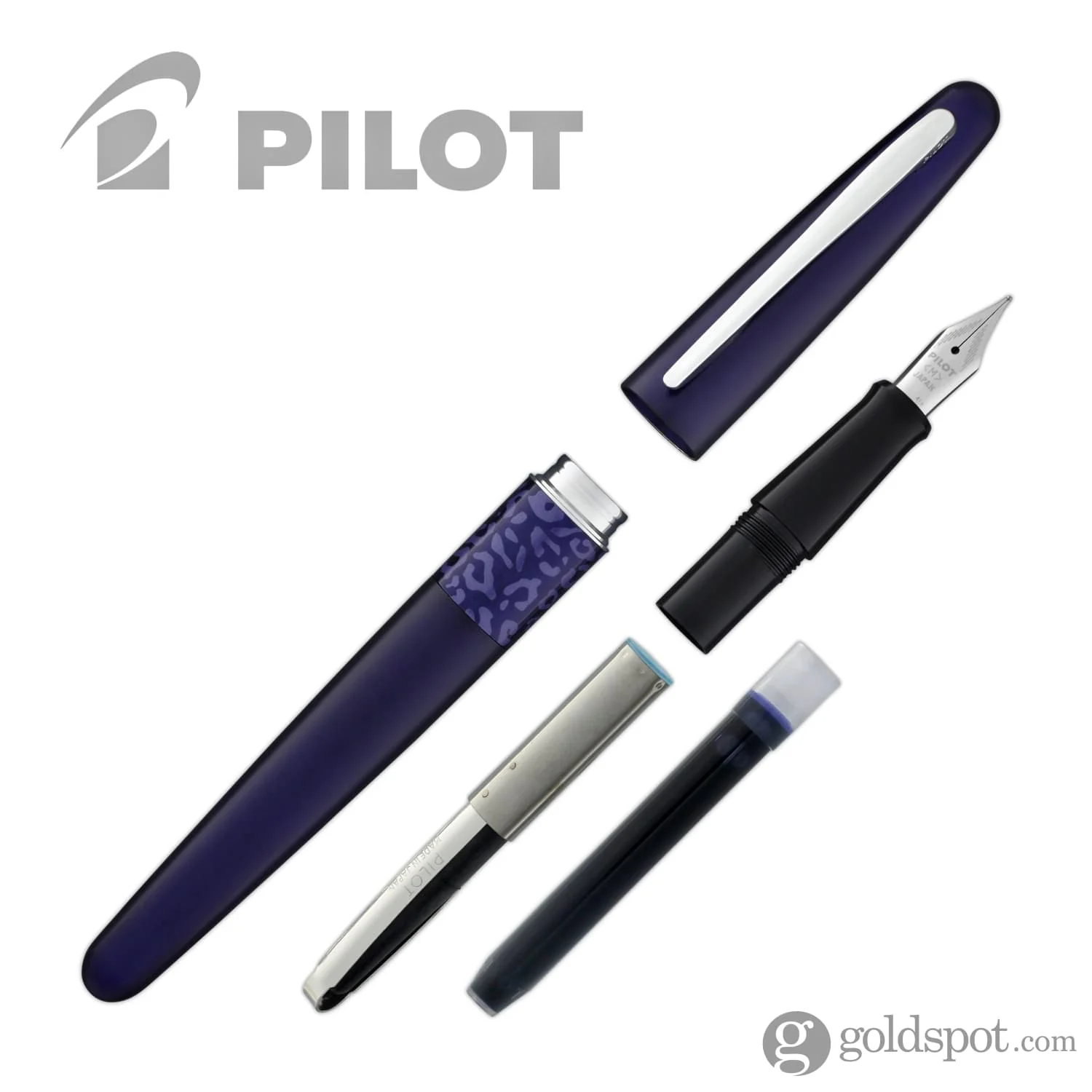 Pilot Metropolitan Animal Fountain Pen in Leopard Matte Violet - Image 7
