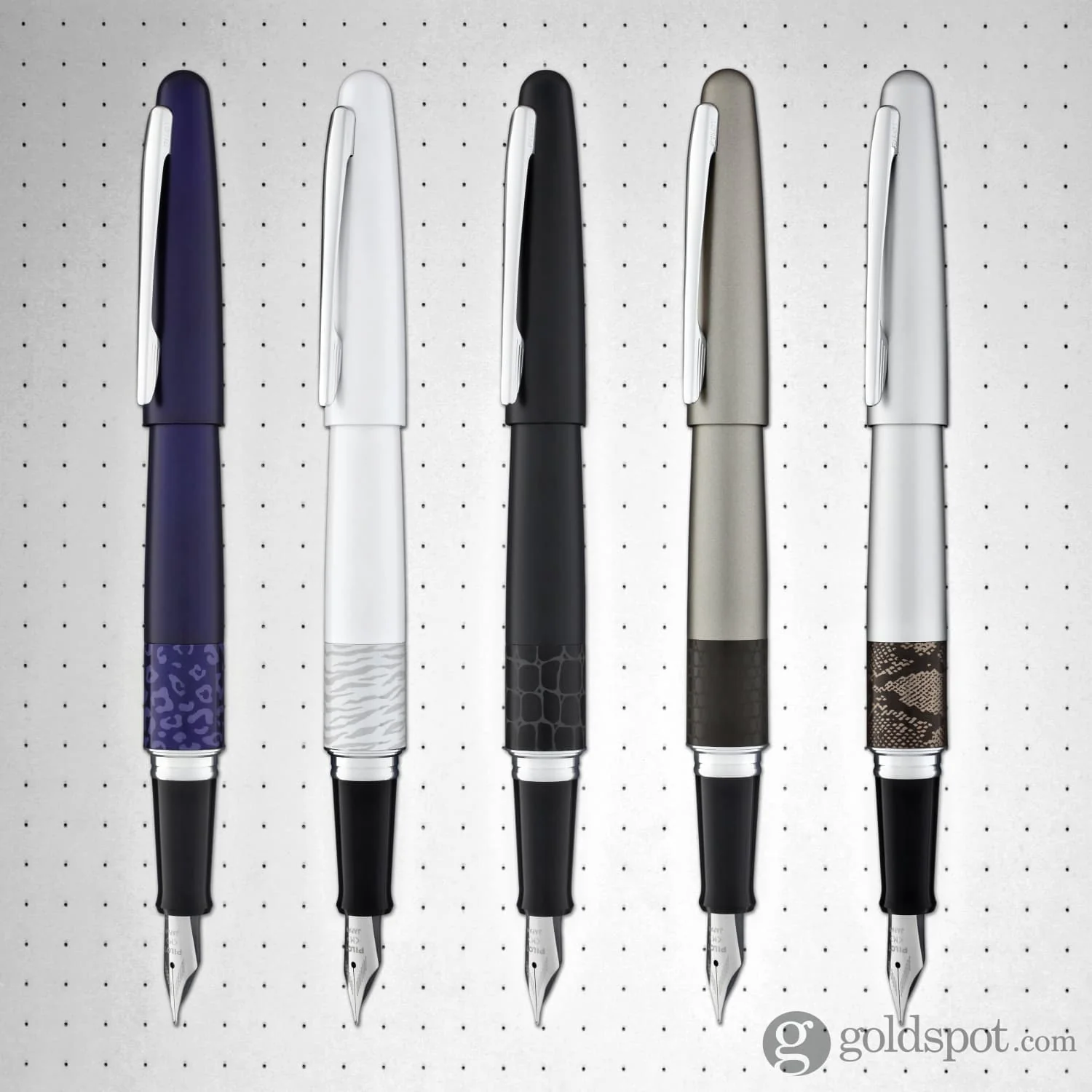 Pilot Metropolitan Animal Fountain Pen in Python Matte Silver - Image 10