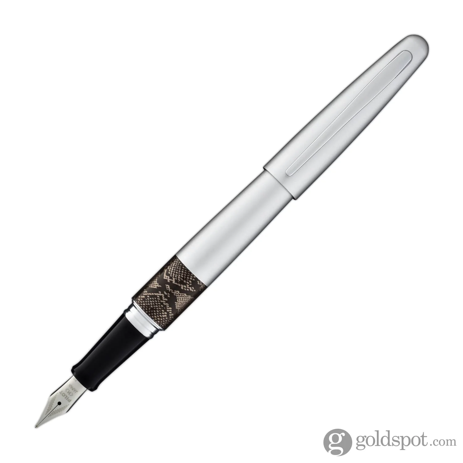Pilot Metropolitan Animal Fountain Pen in Python Matte Silver - Image 13