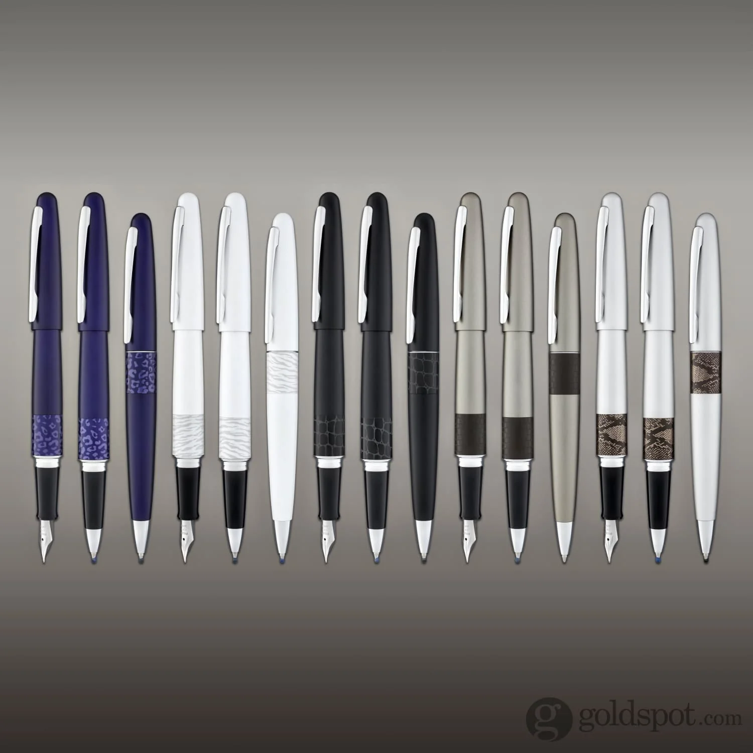 Pilot Metropolitan Animal Ballpoint Pen in Python Matte Silver - Image 10