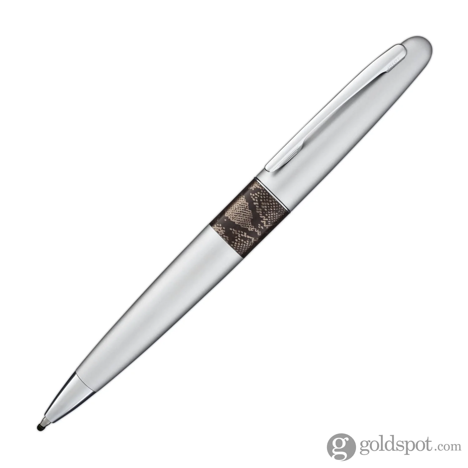 Pilot Metropolitan Animal Ballpoint Pen in Python Matte Silver - Image 2