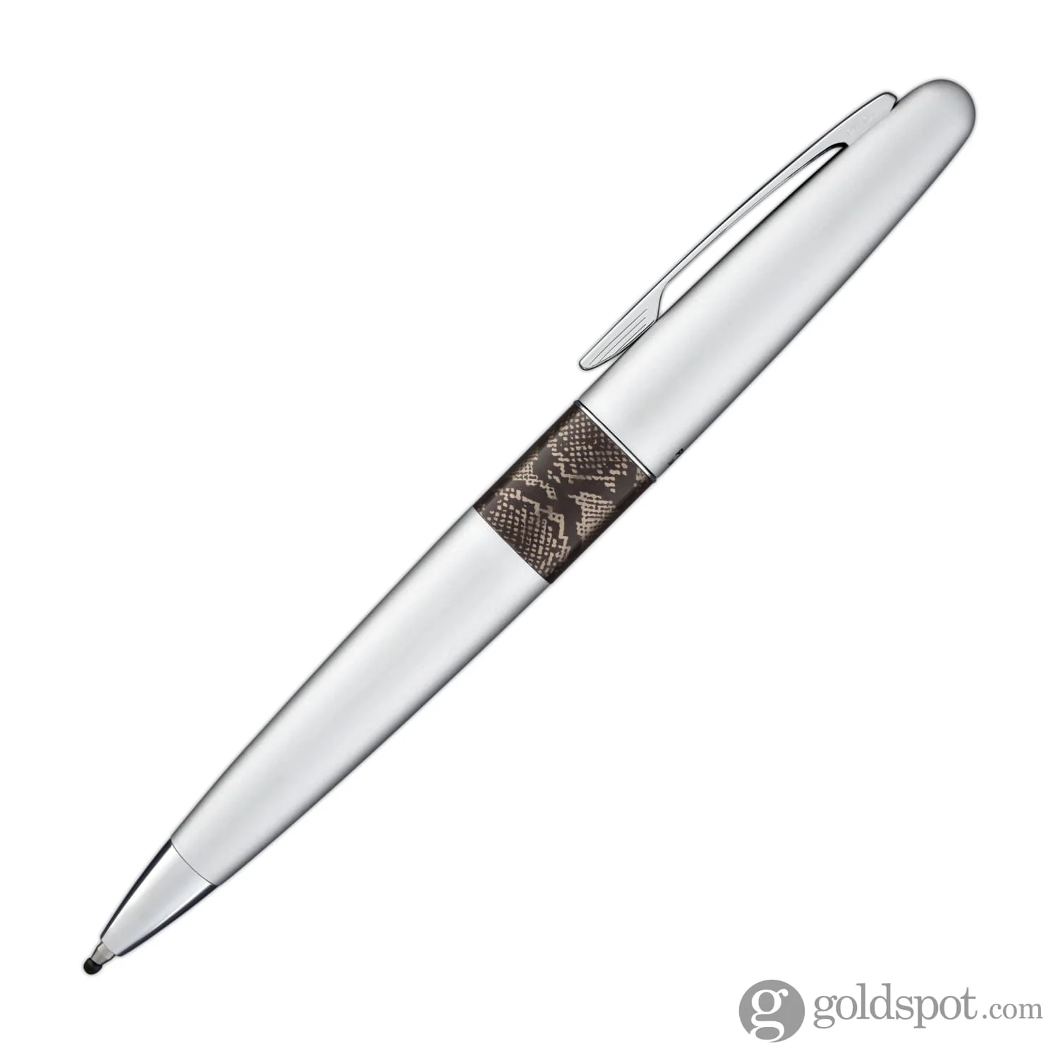 Pilot Metropolitan Animal Ballpoint Pen in Python Matte Silver - Image 3