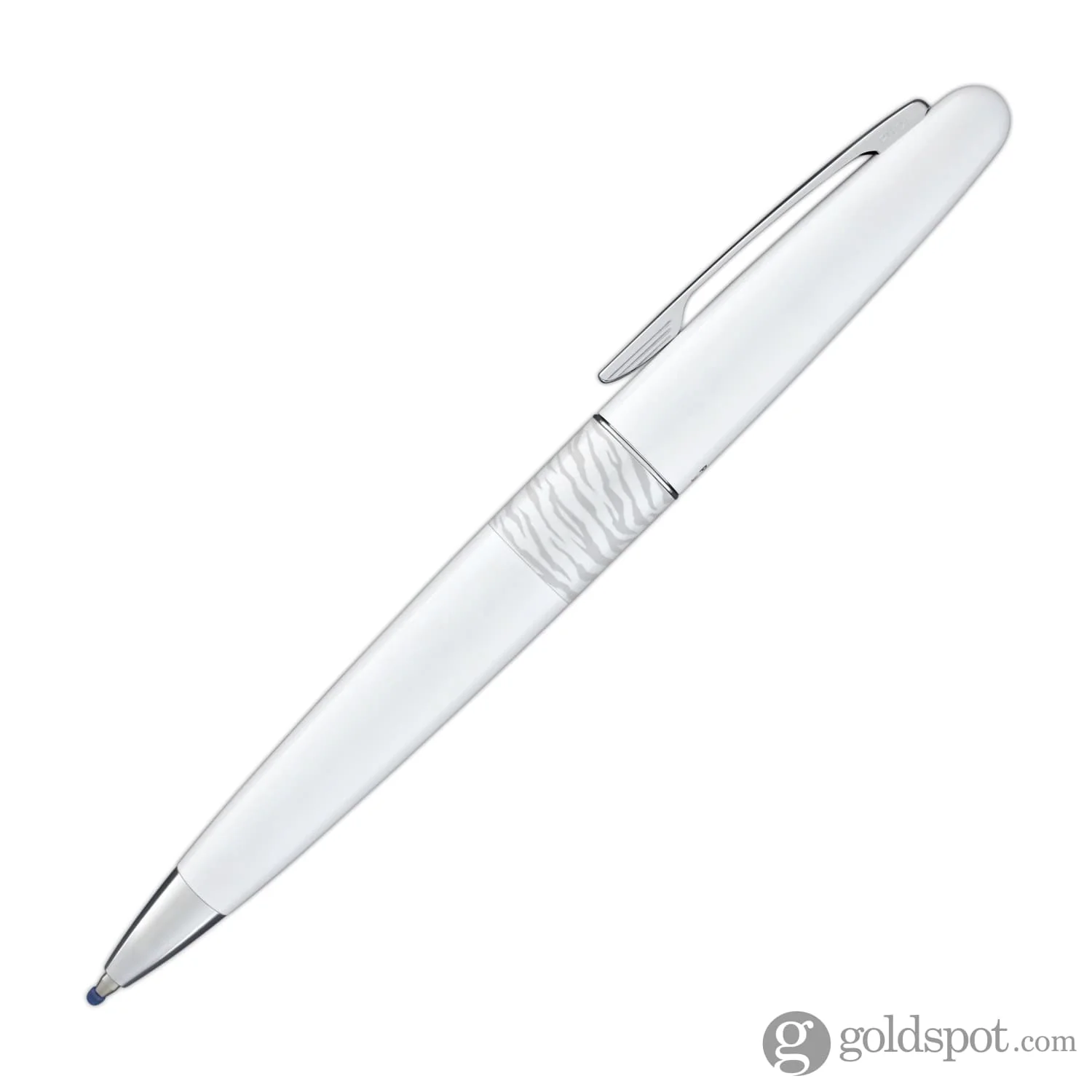 Pilot Metropolitan Animal Ballpoint Pen in Tiger Matte White - Image 3