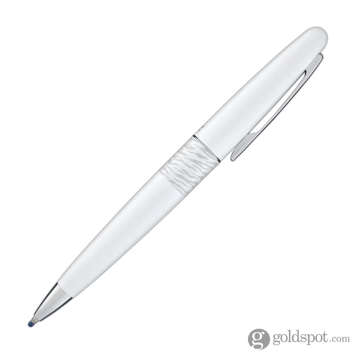 Pilot Metropolitan Animal Ballpoint Pen in Tiger Matte White - Image 5