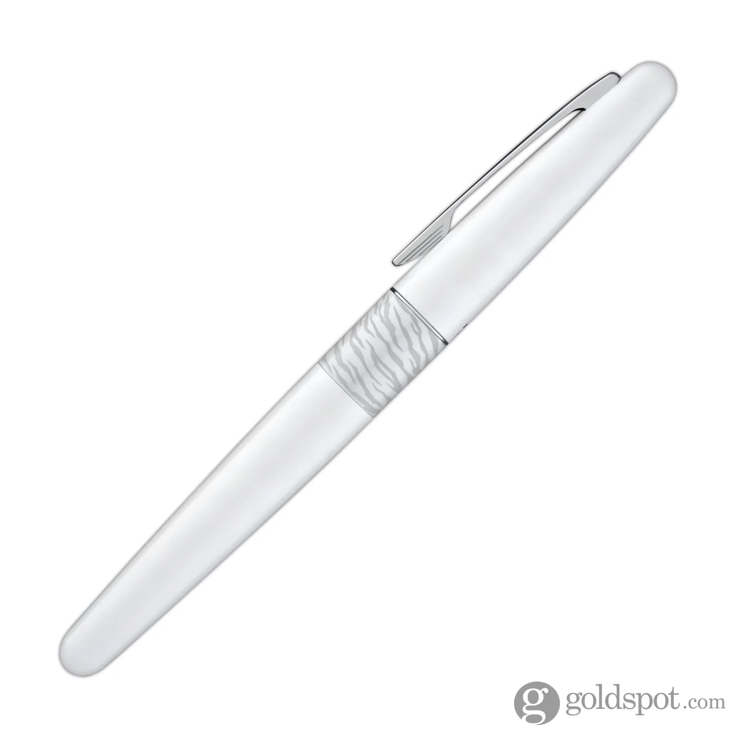 Pilot Metropolitan Animal Rollerball Pen in Tiger (Matte White) - Image 5