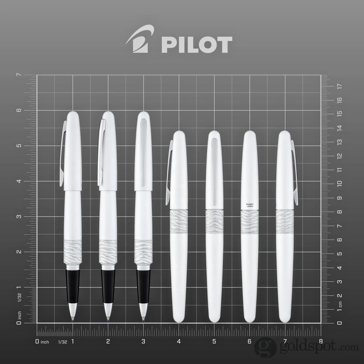 Pilot Metropolitan Animal Rollerball Pen in Tiger (Matte White) - Image 8