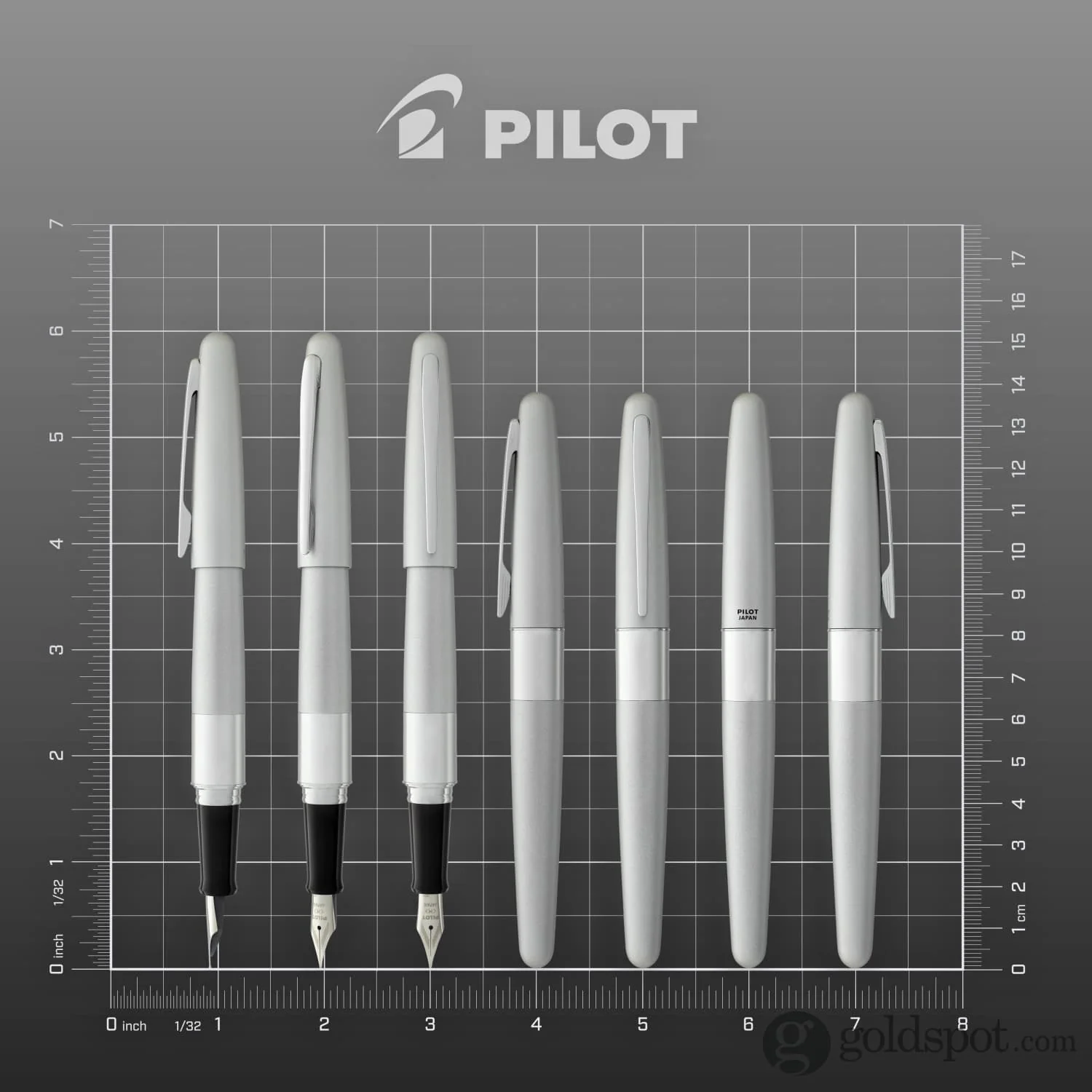 Pilot Metropolitan Fountain Pen in Silver - Medium Point - Image 8