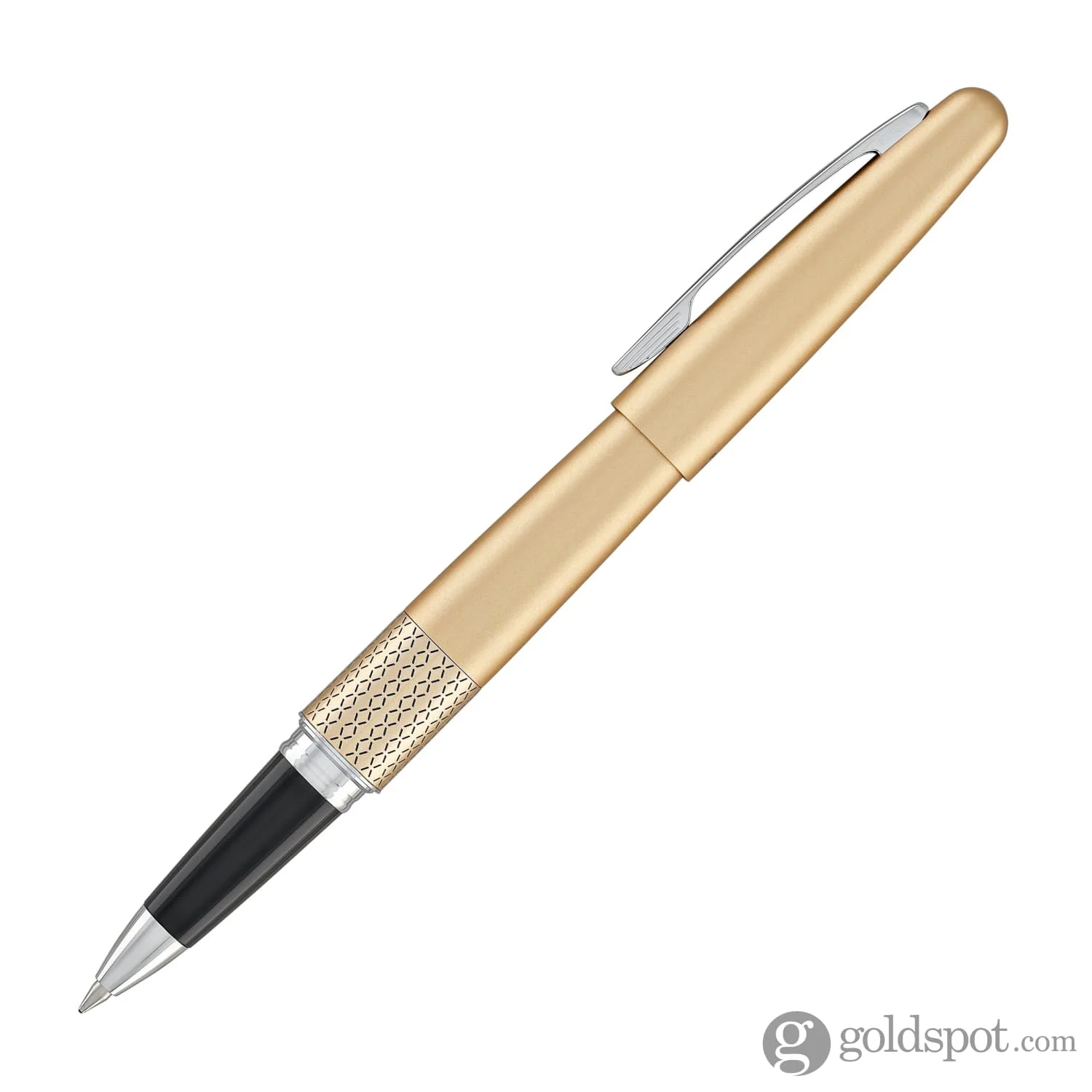 Pilot Metropolitan Rollerball Pen in Gold with Zig Zag Design - Image 3