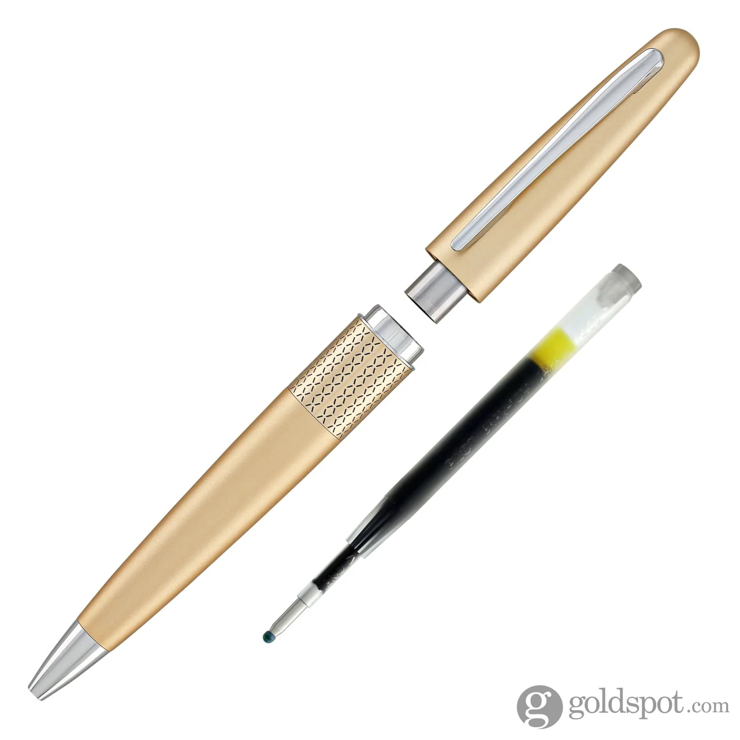 Pilot Metropolitan Ballpoint Pen in Zig Zag Gold - Image 5