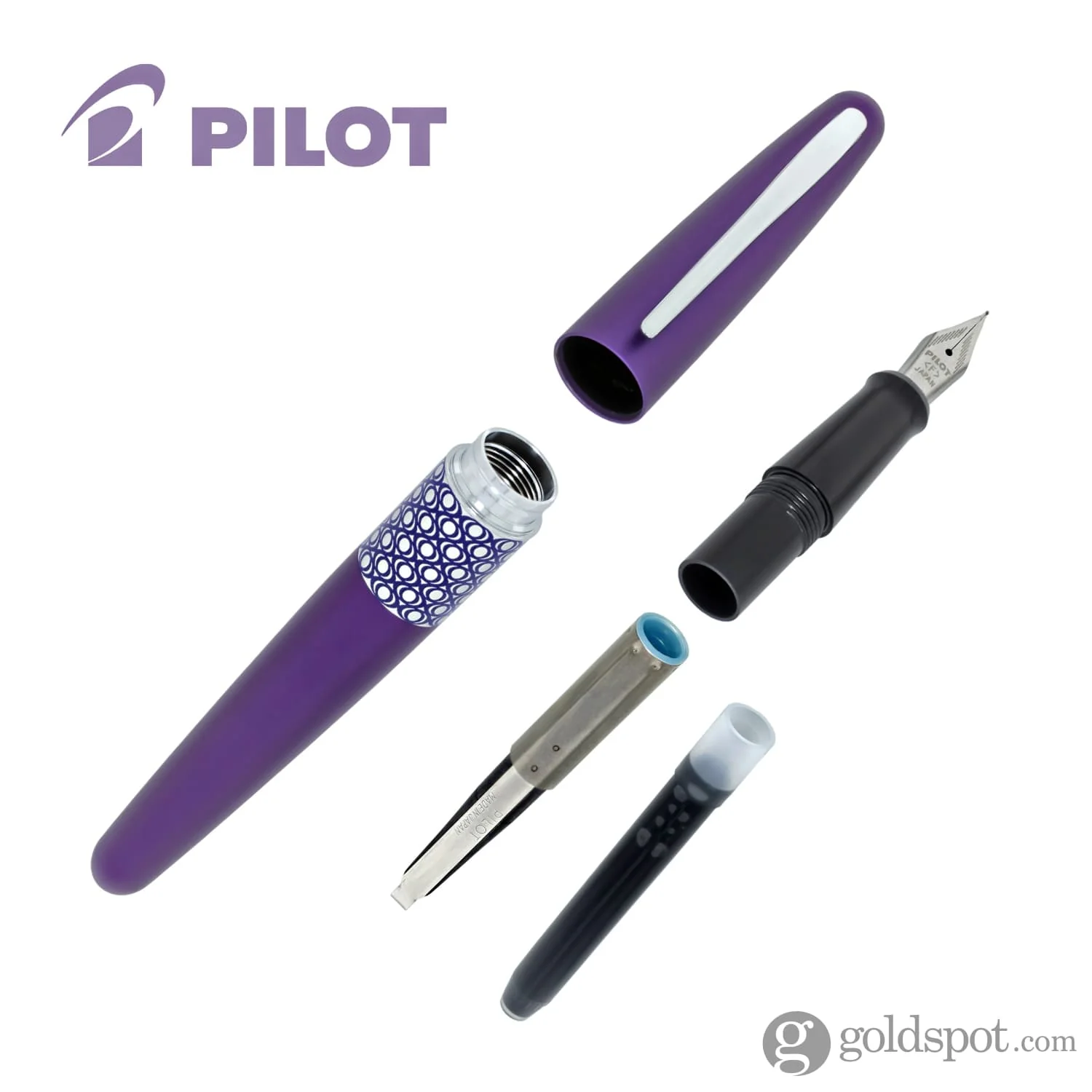 Pilot Metropolitan Retro Pop Fountain Pen in Purple - Image 4