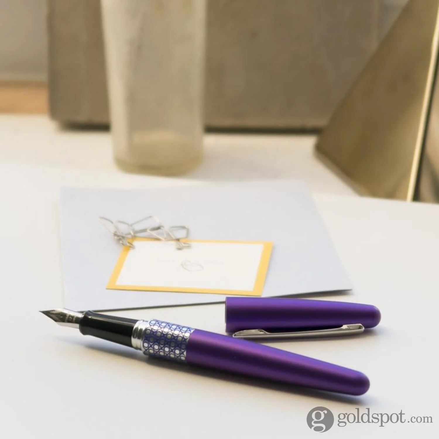 Pilot Metropolitan Retro Pop Fountain Pen in Purple - Image 8