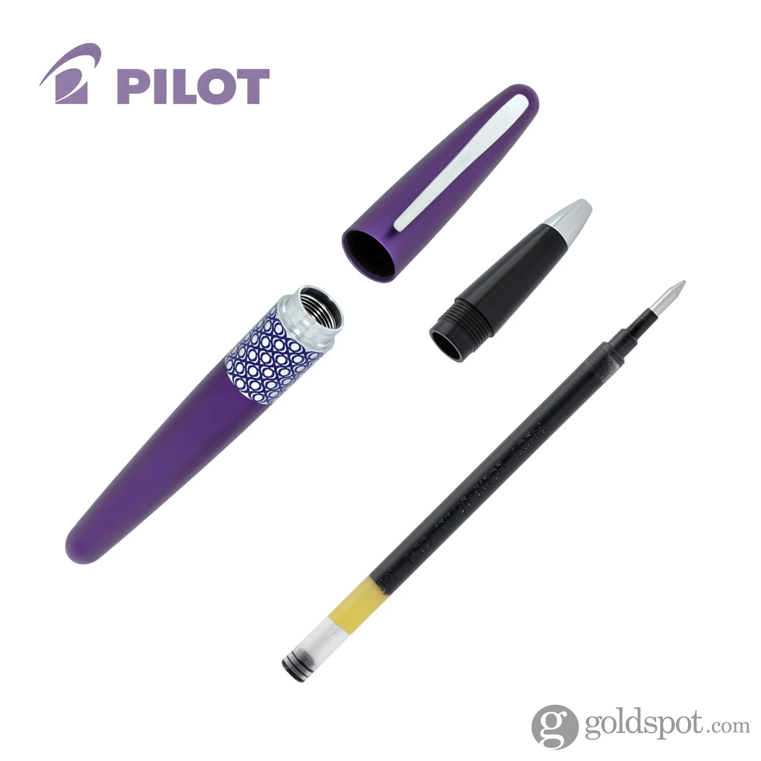 Pilot Metropolitan Retro Pop Rollerball Pen in Purple - Image 3