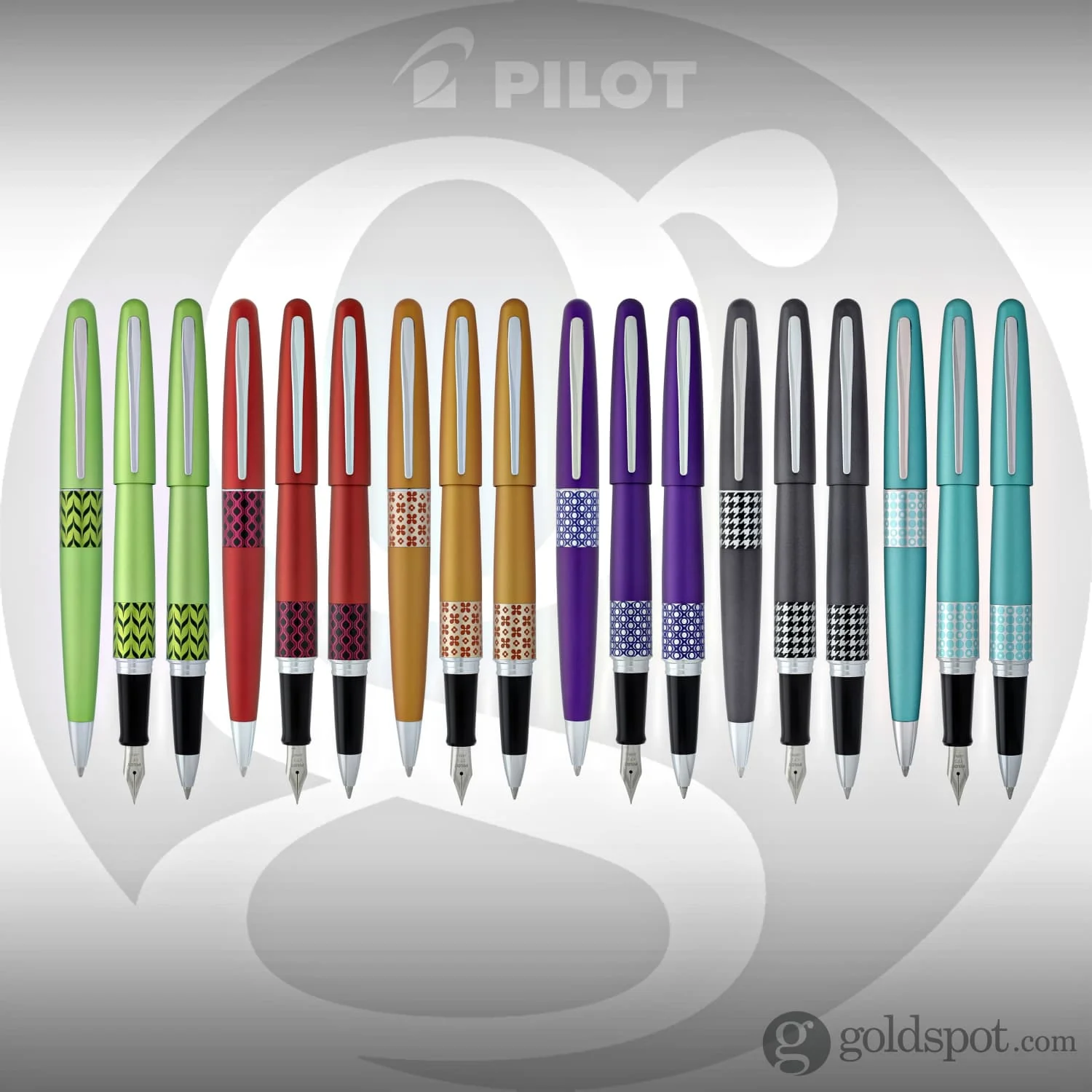 Pilot Metropolitan Retro Pop Rollerball Pen in Purple - Image 5