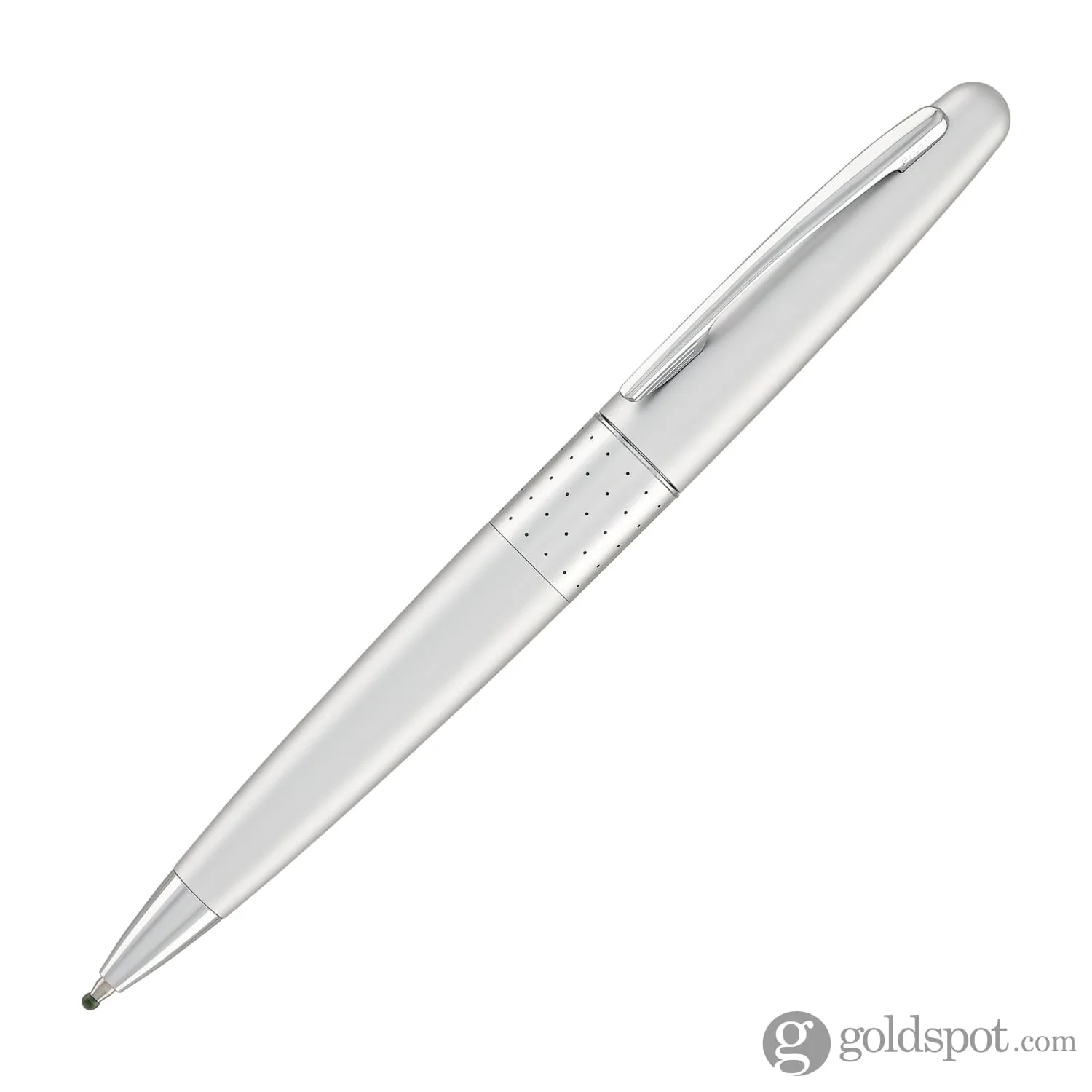 Pilot Metropolitan Ballpoint Pen in Silver with Dot Pattern - Image 2