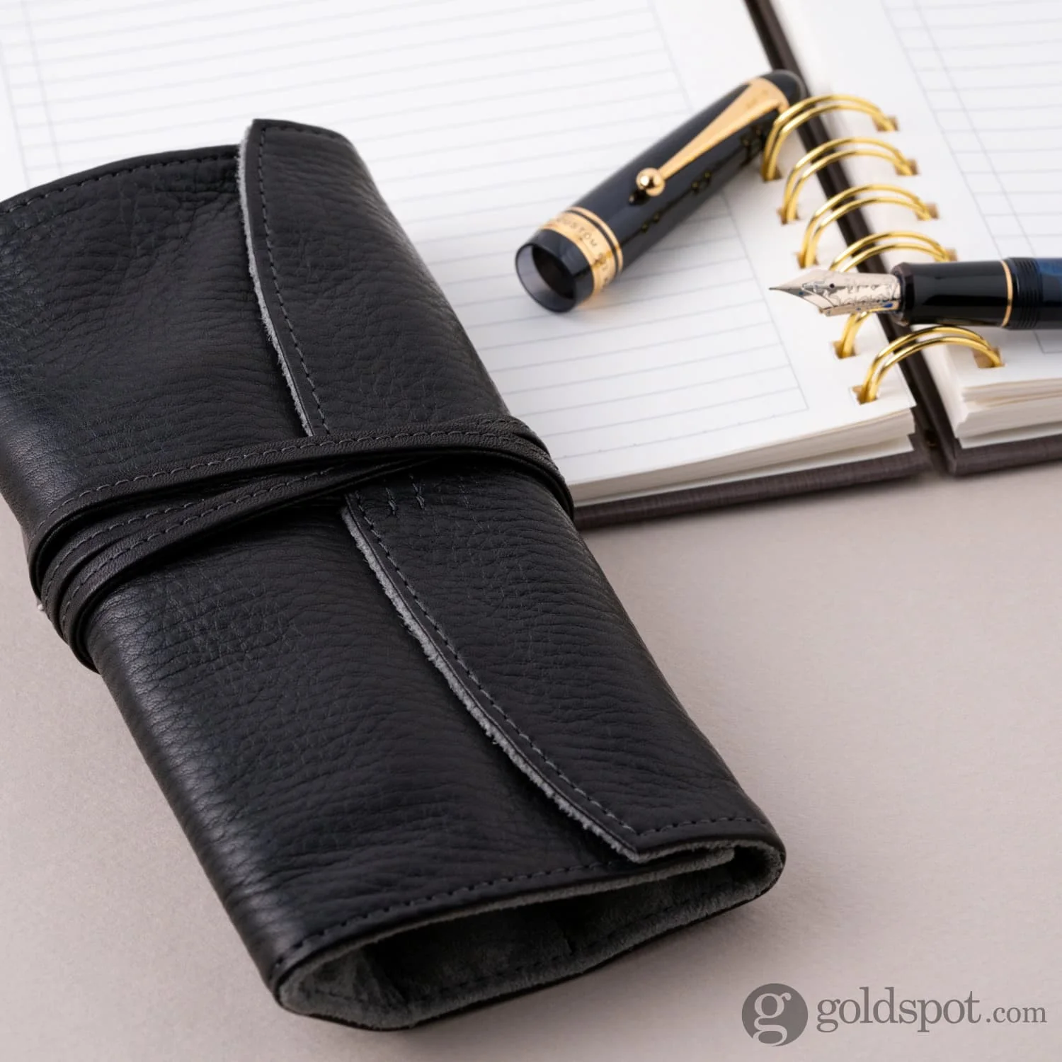 Pilot Pensemble 5 Piece Roll Pen Case in Black - Image 4