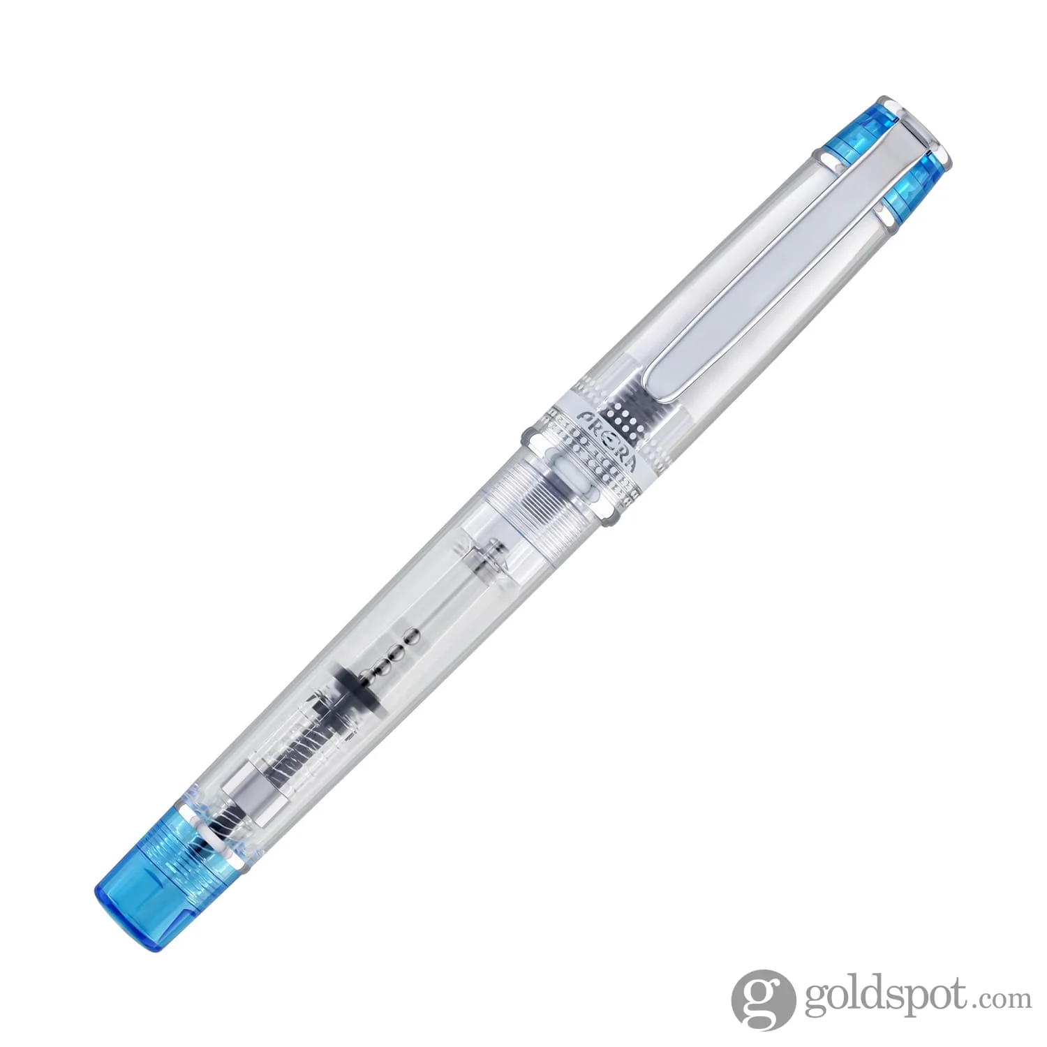 Pilot Prera Clear Fountain Pen in Light Blue - Image 2