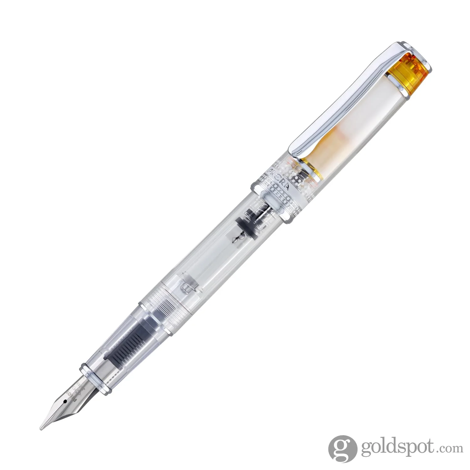 Pilot Prera Clear Fountain Pen in Orange - Image 4