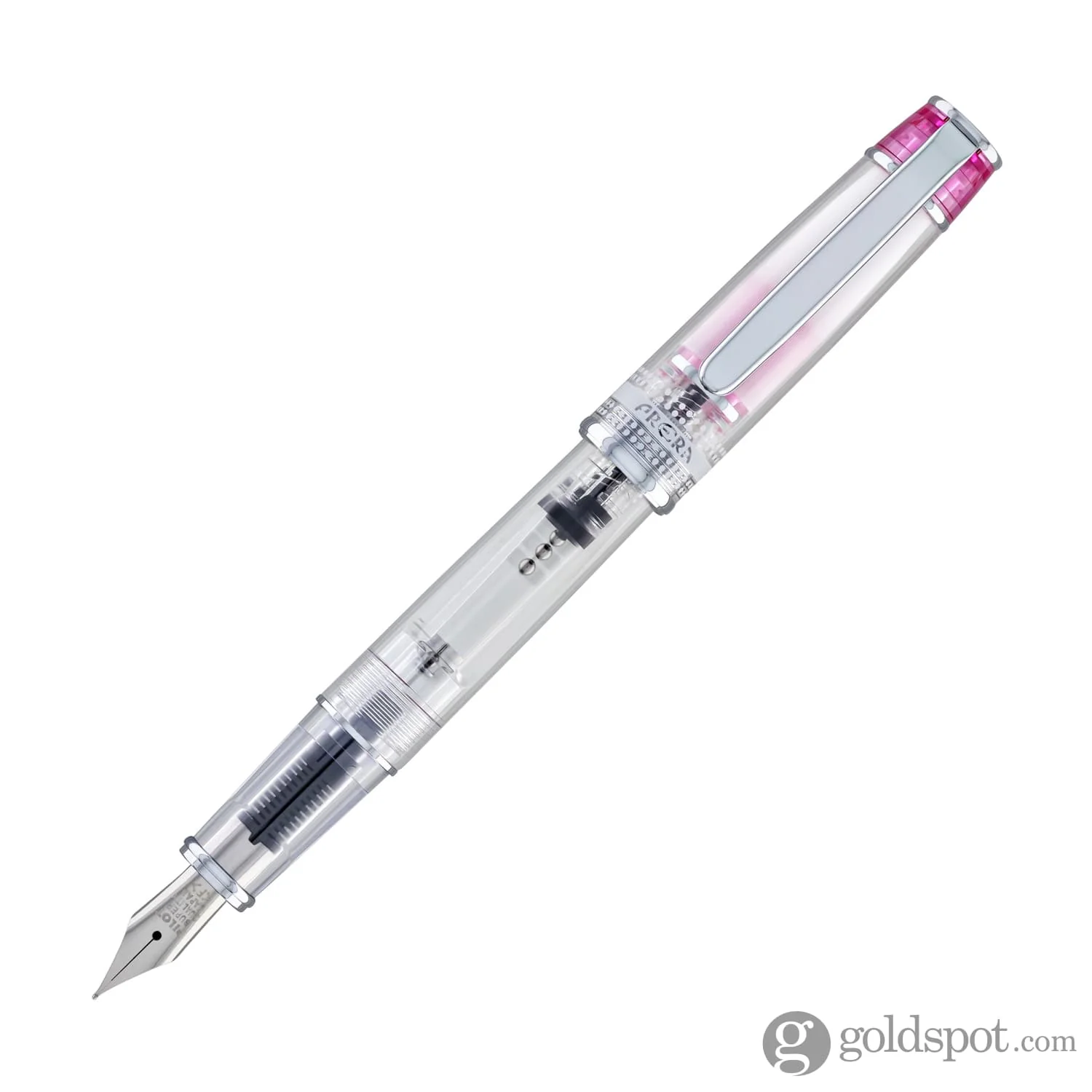Pilot Prera Clear Fountain Pen in Pink - Image 3