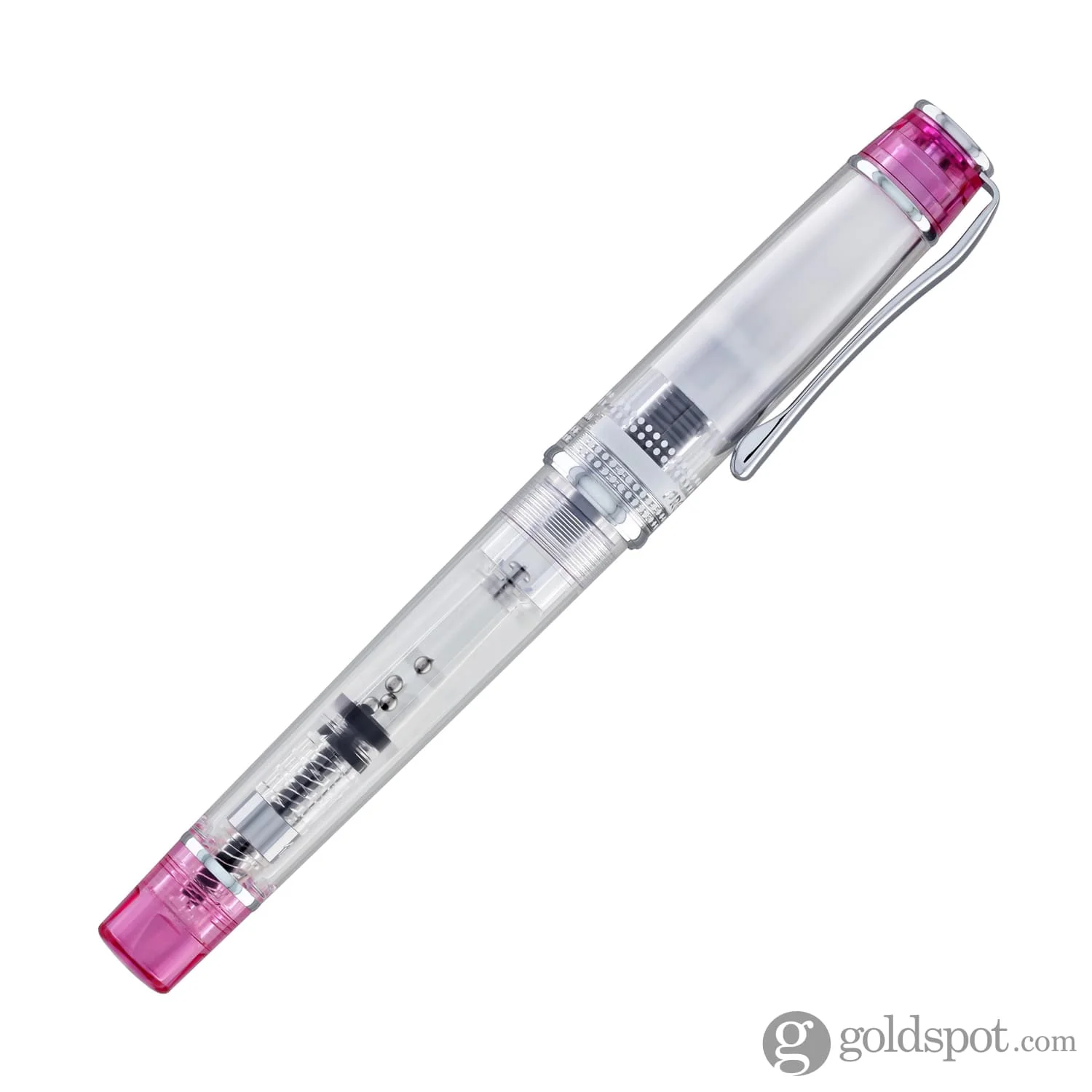 Pilot Prera Clear Fountain Pen in Pink - Image 7