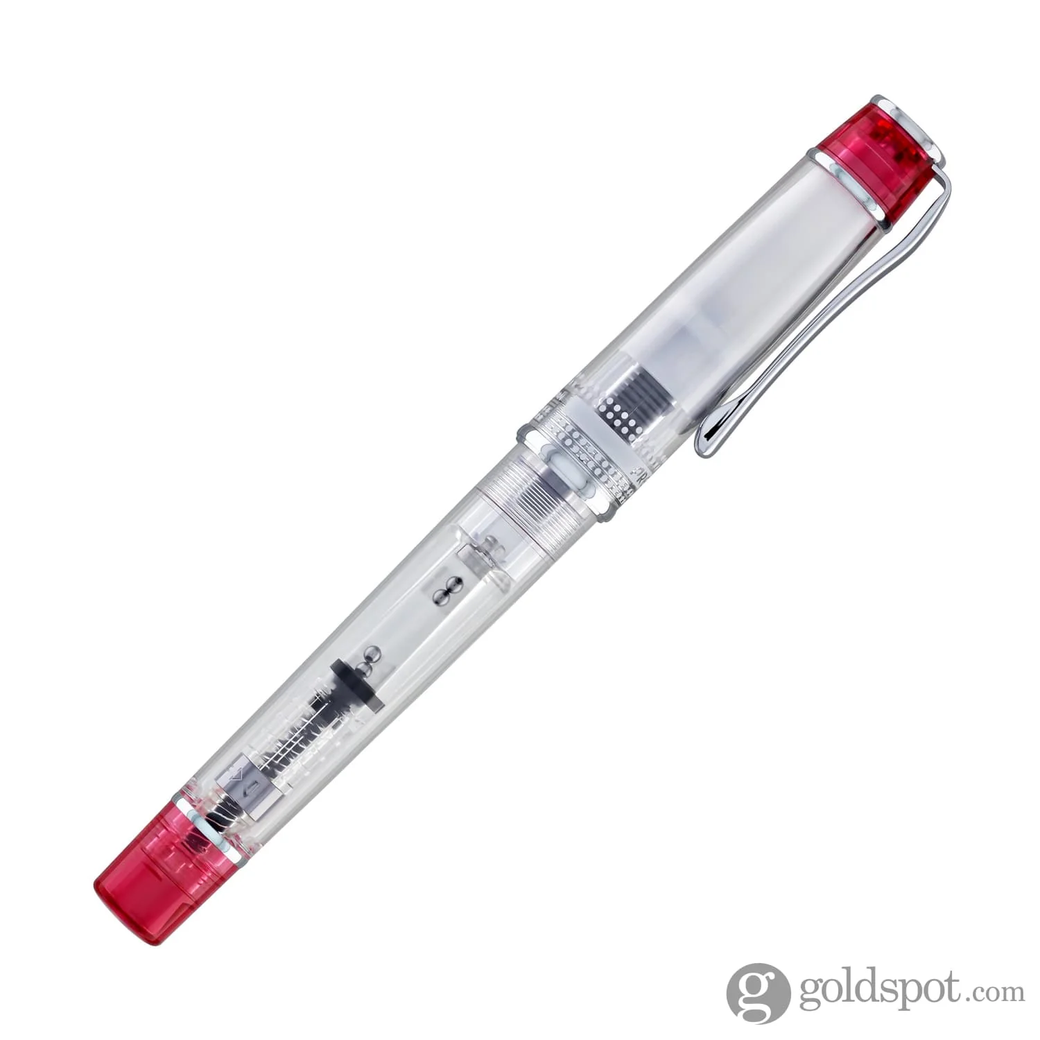 Pilot Prera Clear Fountain Pen in Red - Image 7
