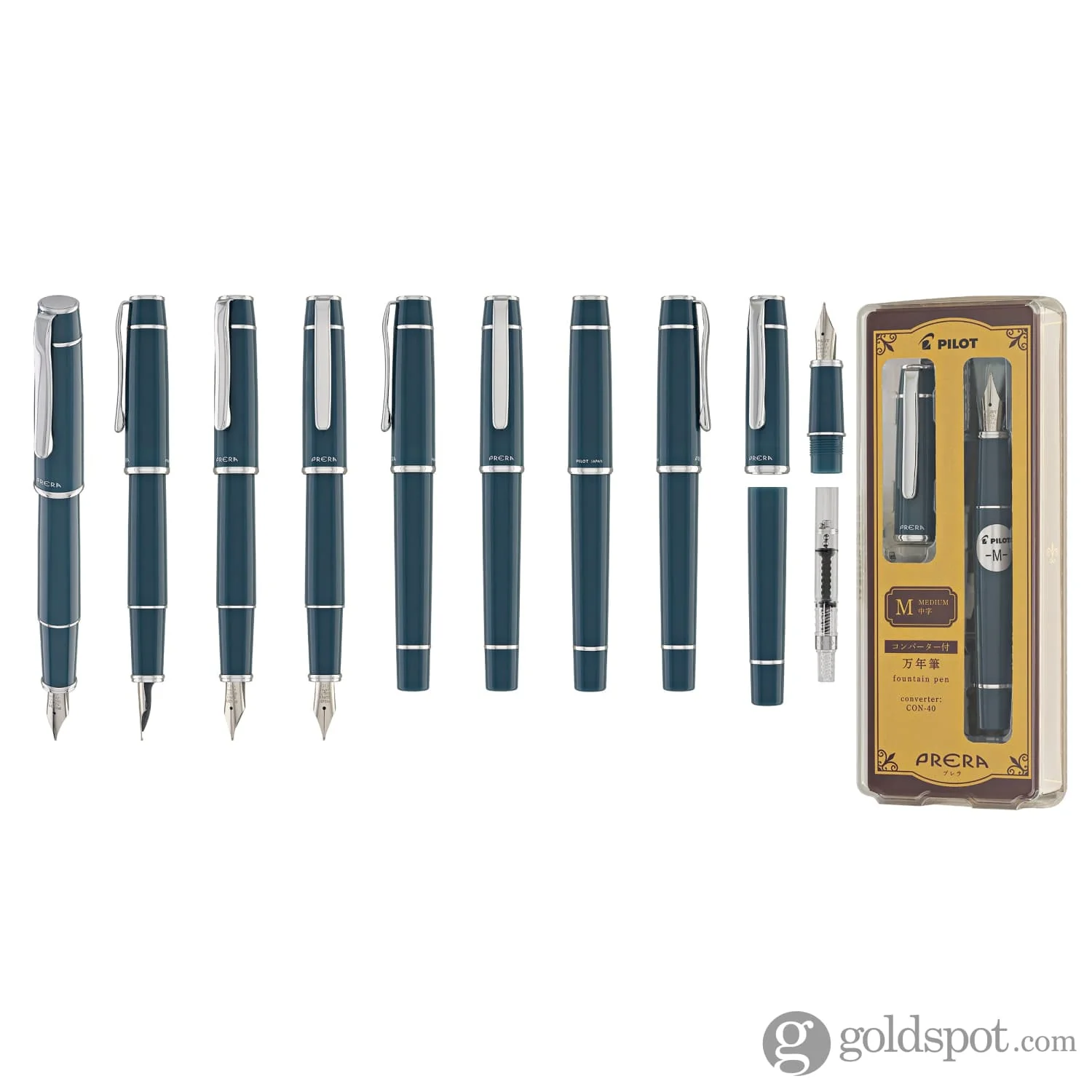 Pilot Prera Fountain Pen in Empress Teal - Image 9