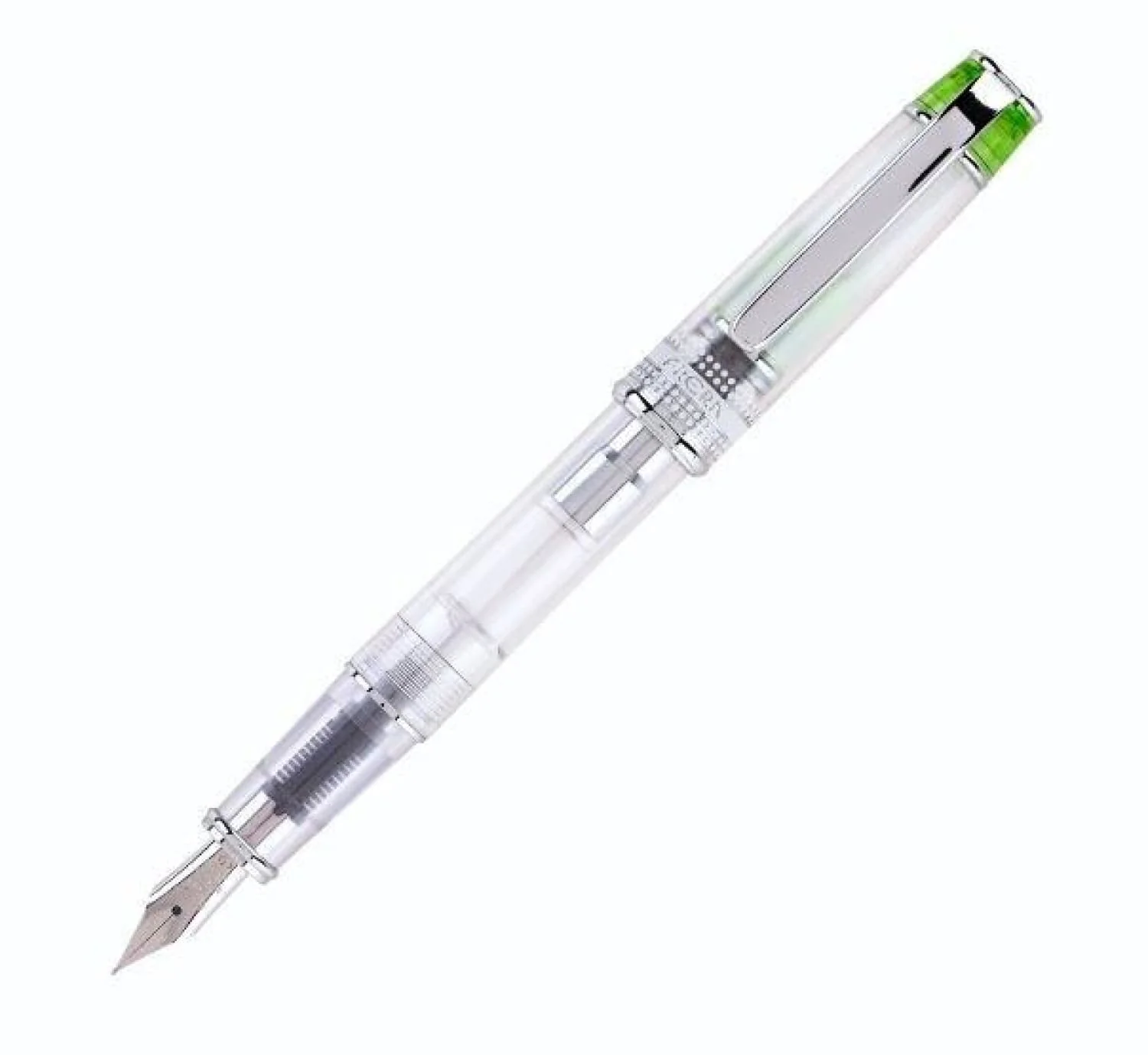 Pilot Prera Fountain Pen in Light Green & Clear Body