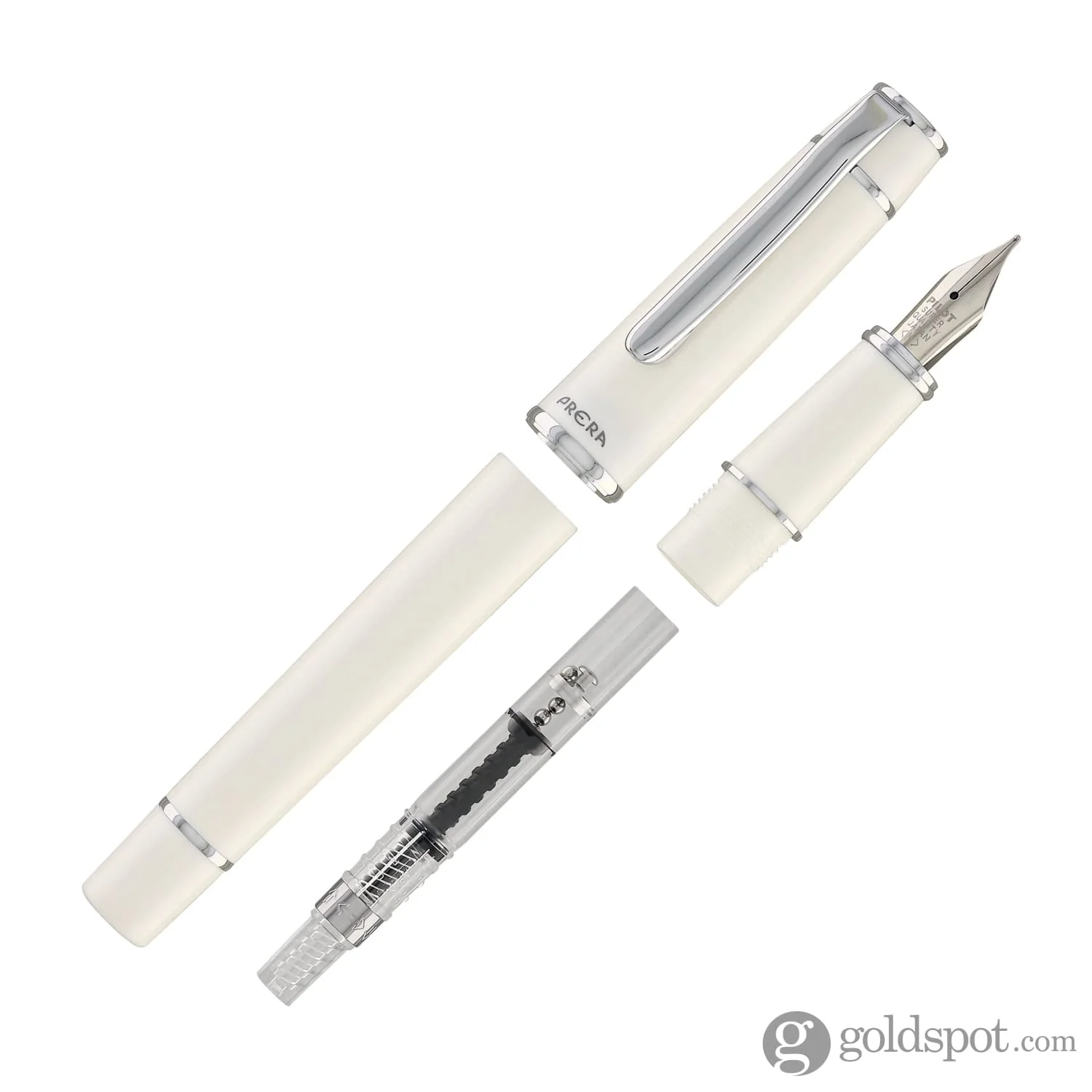 Pilot Prera Fountain Pen in Porcelain White - Image 8