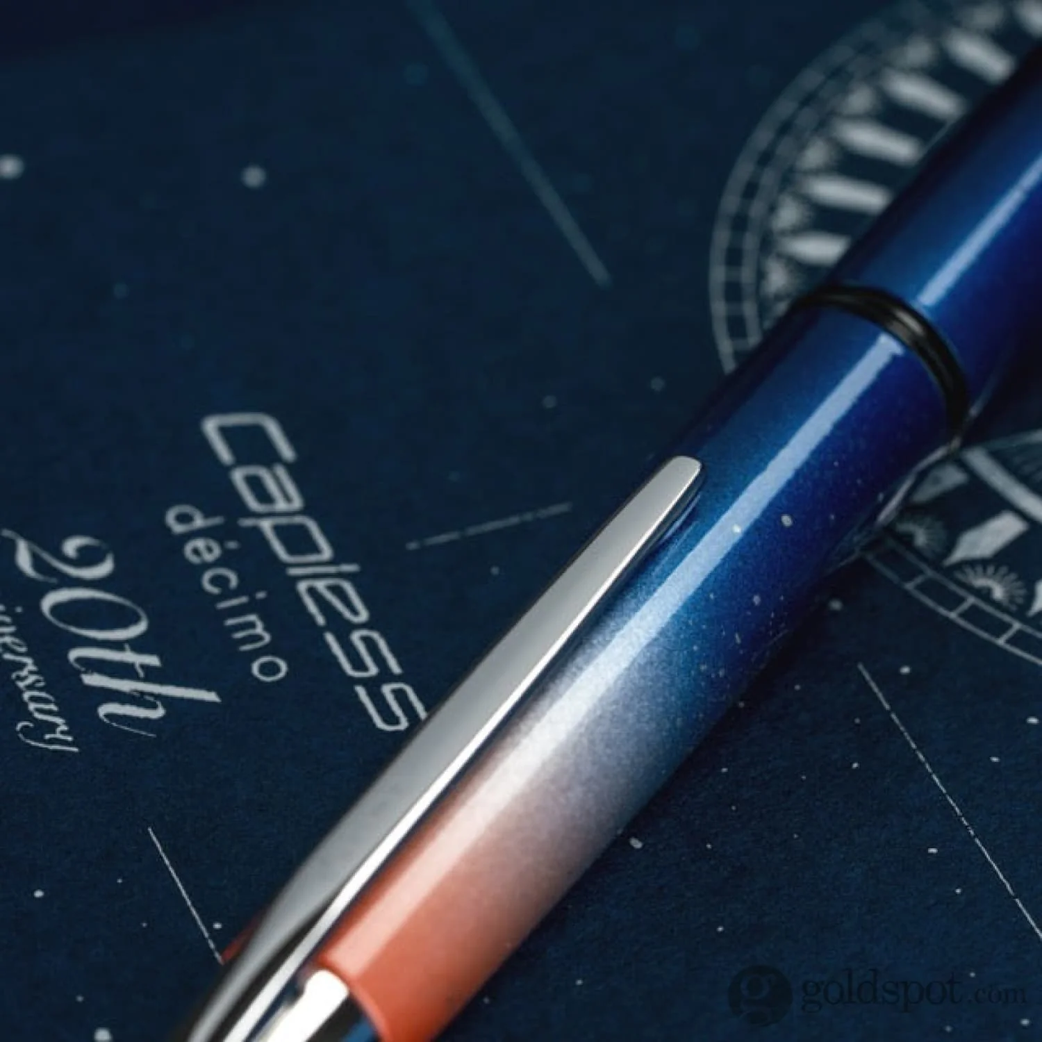 Pilot Vanishing Point Decimo Fountain Pen in 20th Anniversary Limited Edition - 18K Gold Fine Point - Image 4
