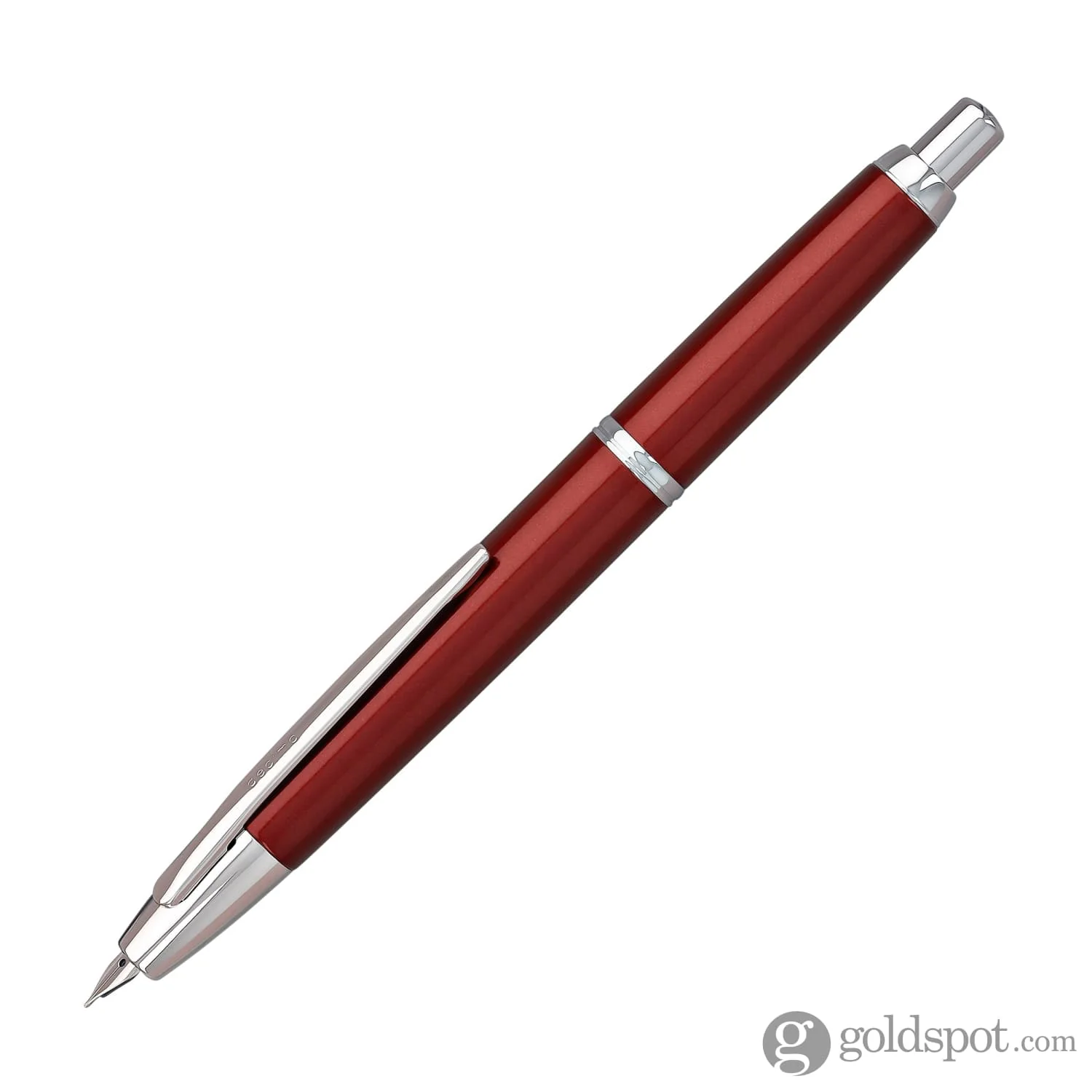 Pilot Vanishing Point Decimo Fountain Pen in Burgundy - 18K Gold - Image 2