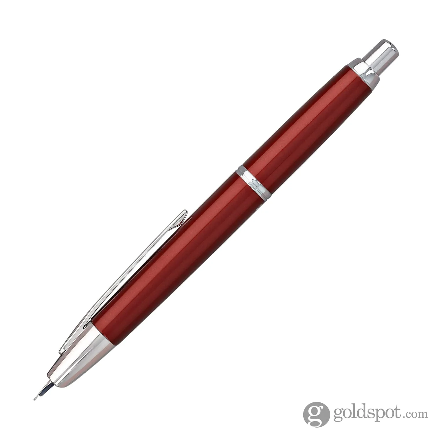 Pilot Vanishing Point Decimo Fountain Pen in Burgundy - 18K Gold - Image 3