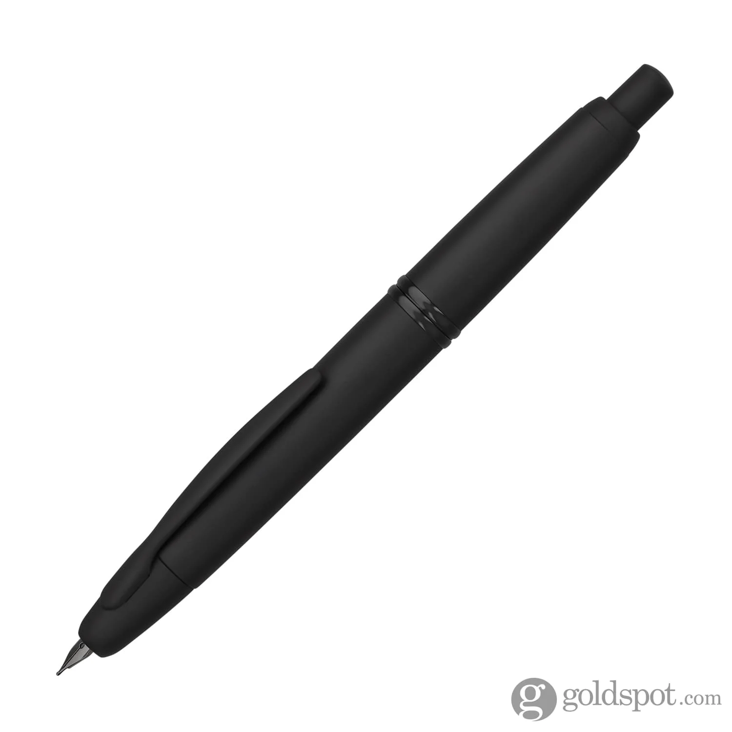 Pilot Vanishing Point Fountain Pen in Matte Black - 18K Gold - Image 2