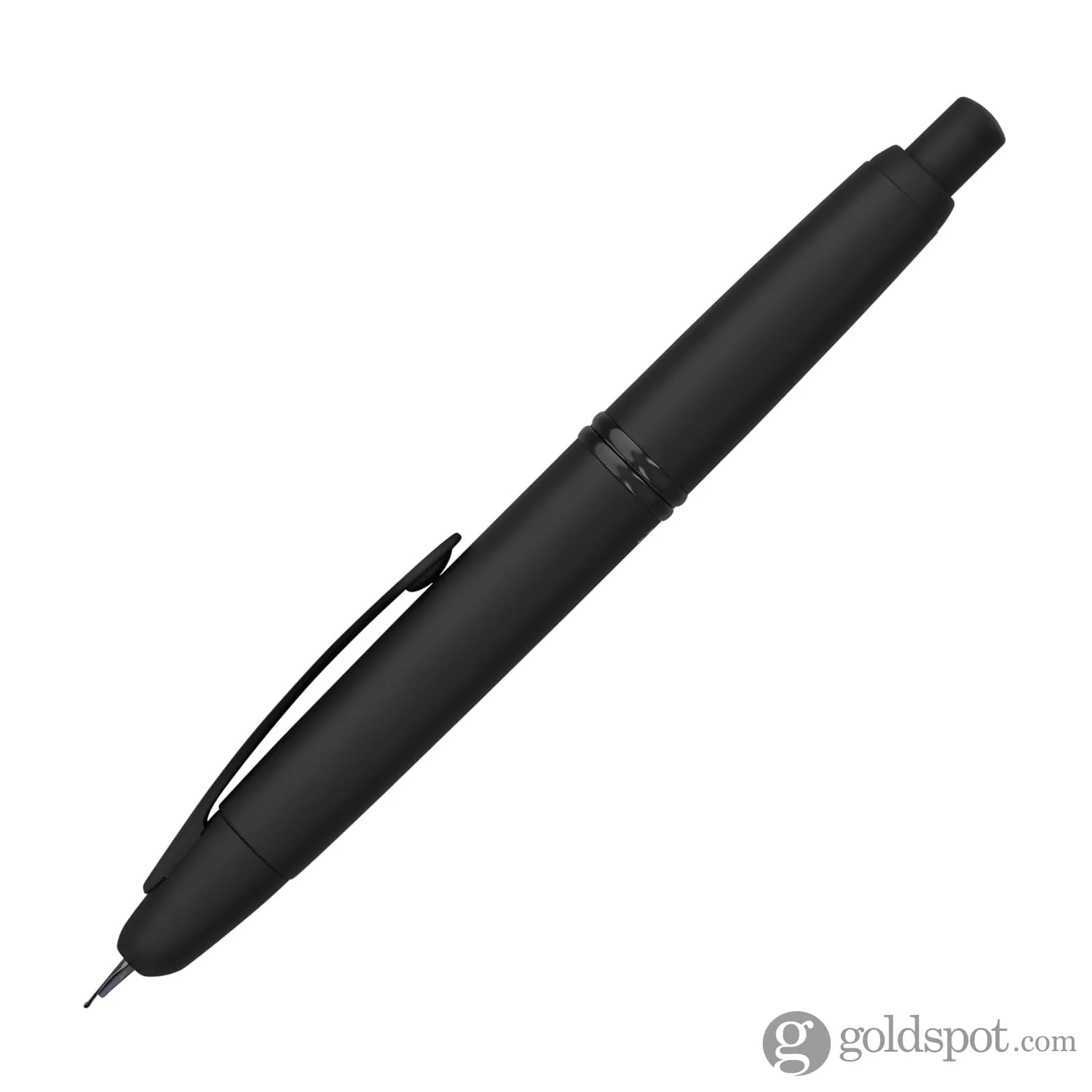 Pilot Vanishing Point Fountain Pen in Matte Black - 18K Gold - Image 3