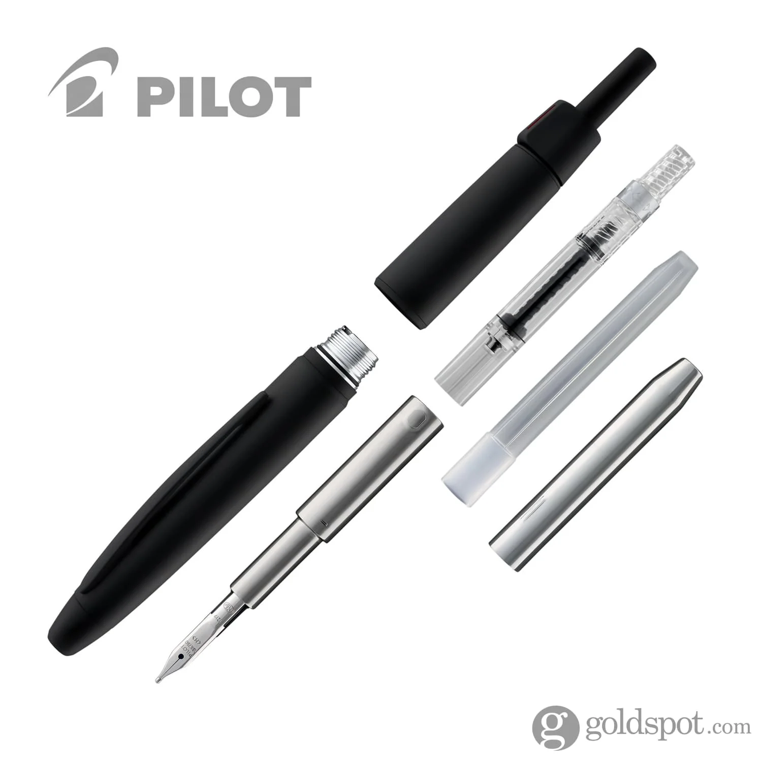 Pilot Vanishing Point LS Fountain Pen in Matte Black - Image 5
