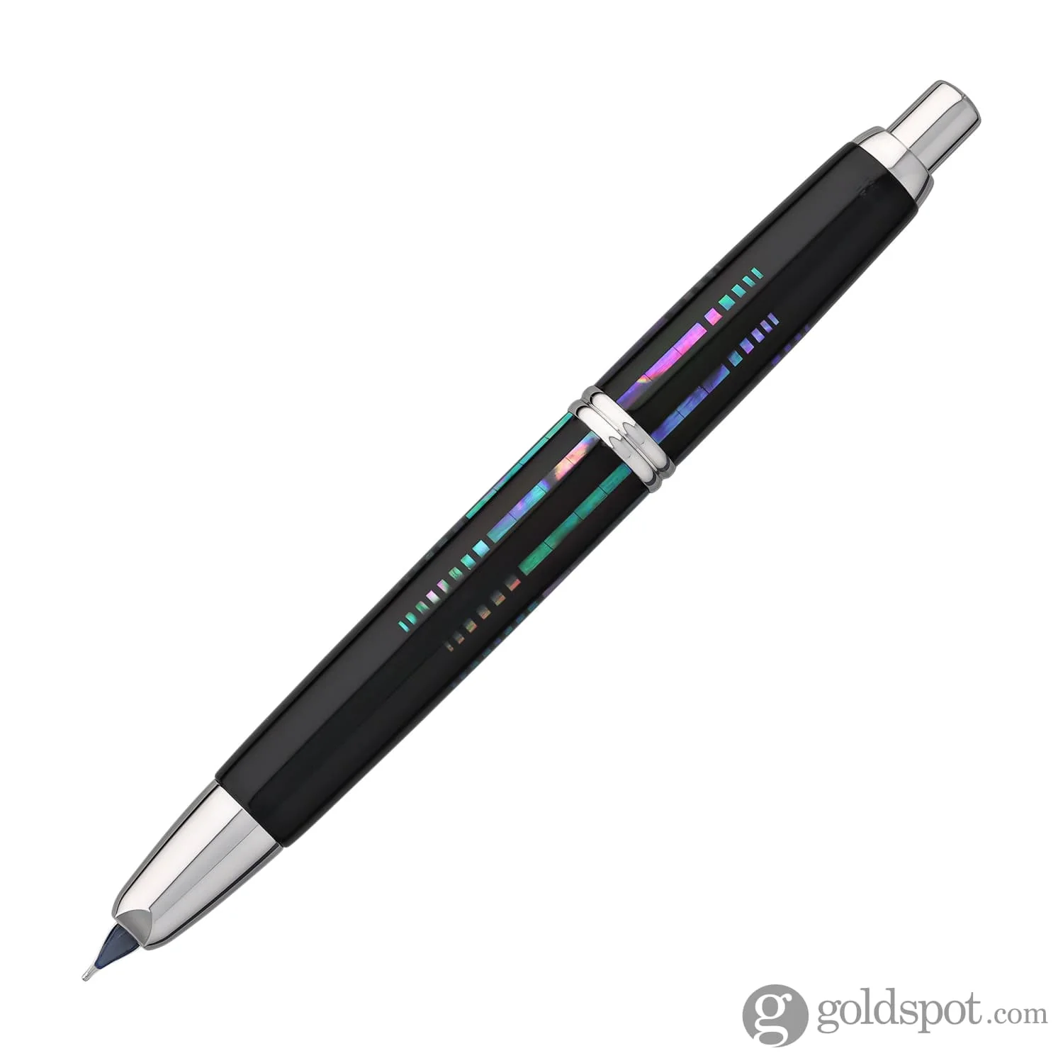 Pilot Vanishing Point Fountain Pen in Raden Water - 18K Gold Medium Point - Image 4