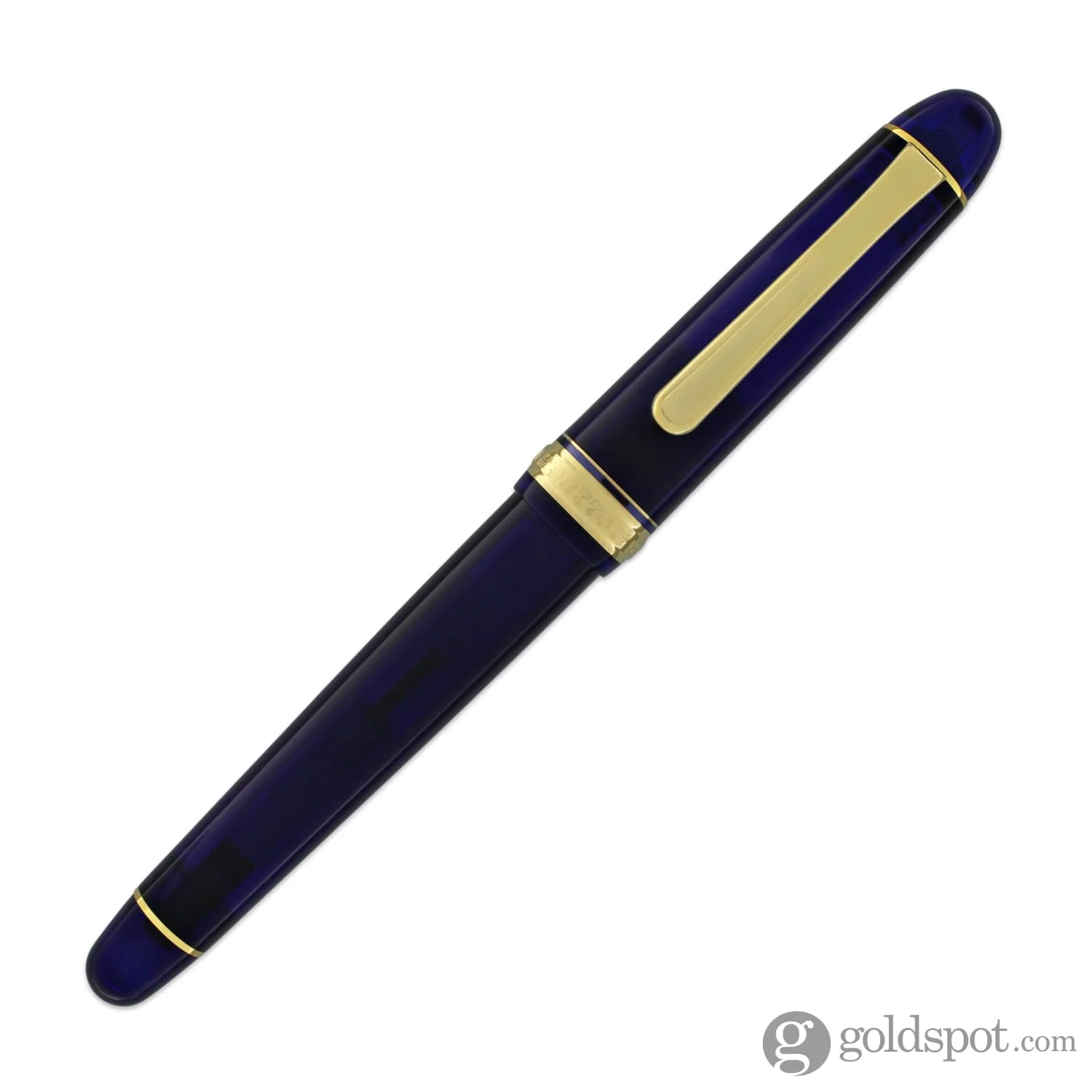 Platinum 3776 Century Fountain Pen in Chartres Blue with Gold Trim - 14K Gold - Image 4