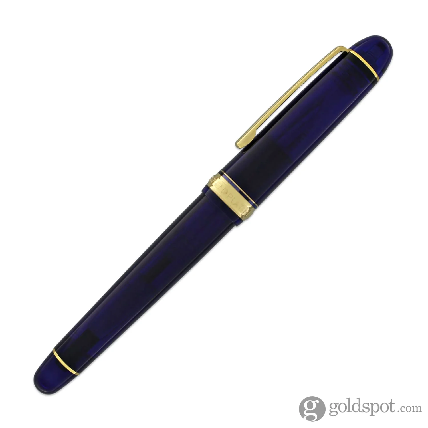 Platinum 3776 Century Fountain Pen in Chartres Blue with Gold Trim - 14K Gold - Image 5