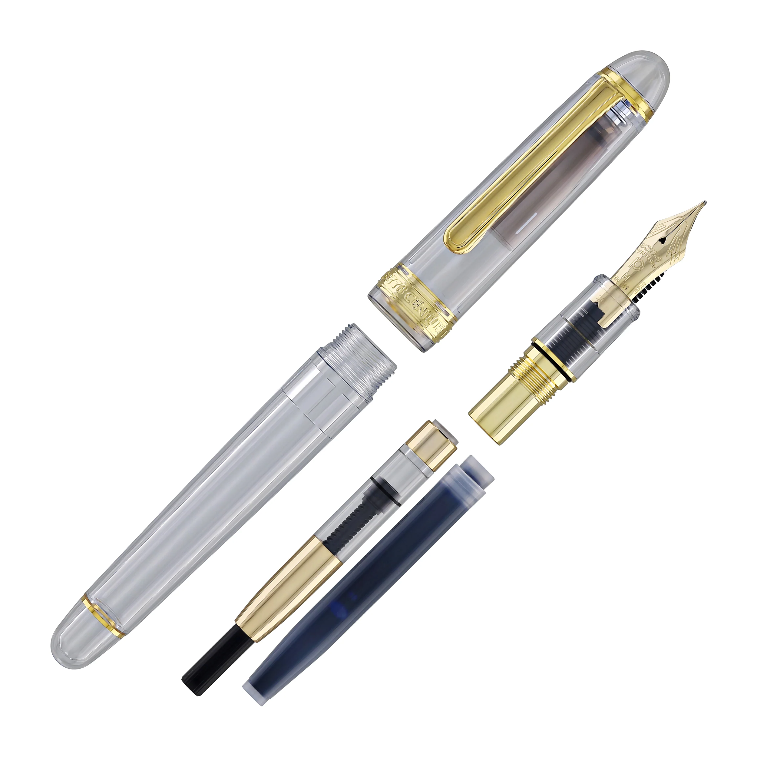 Platinum 3776 Century Fountain Pen in Ver. 2 Demonstrator - 14K Gold - Image 8
