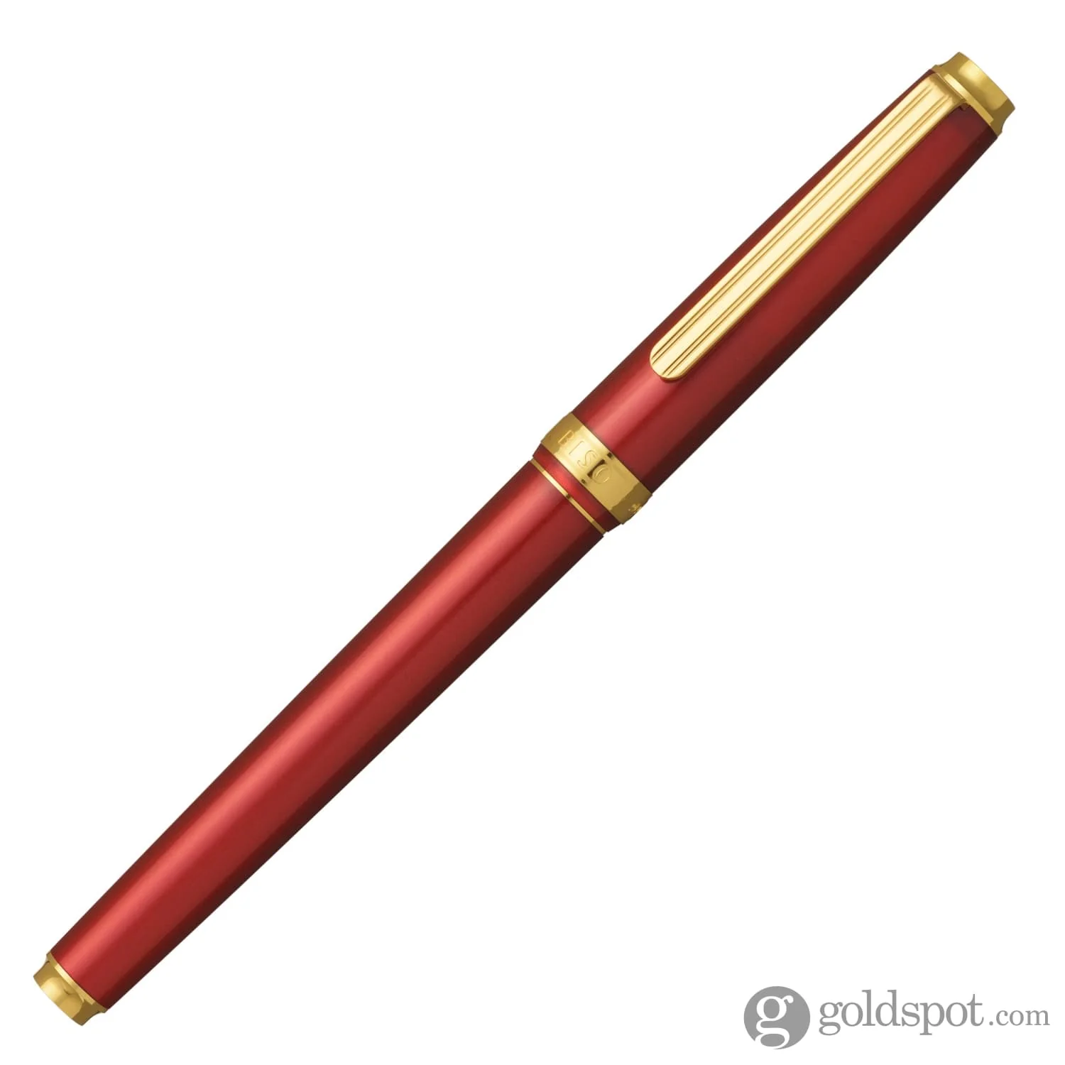 Platinum Biso Fountain Pen in Flame Red - Image 2
