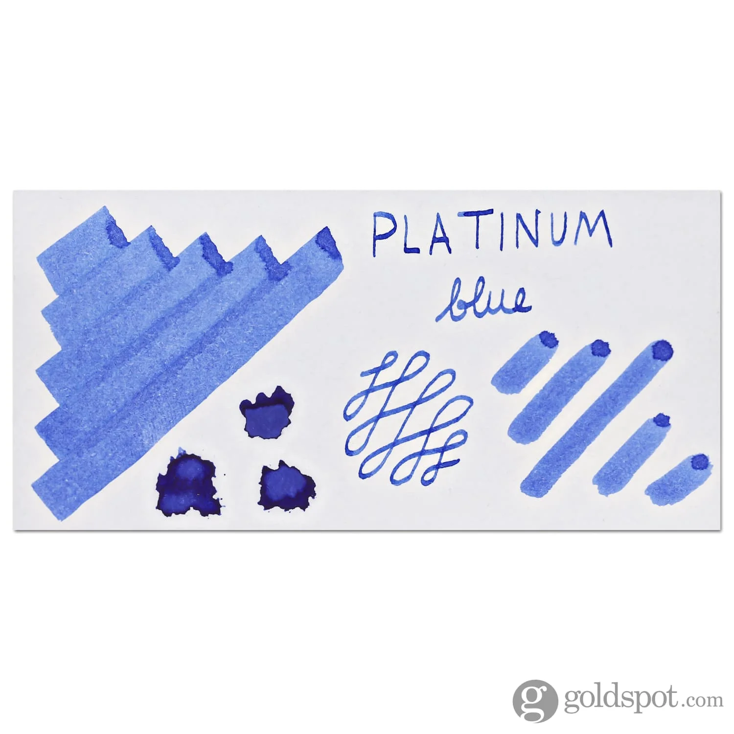 Platinum Pigment Bottled Ink in Blue - 60 mL - Image 2