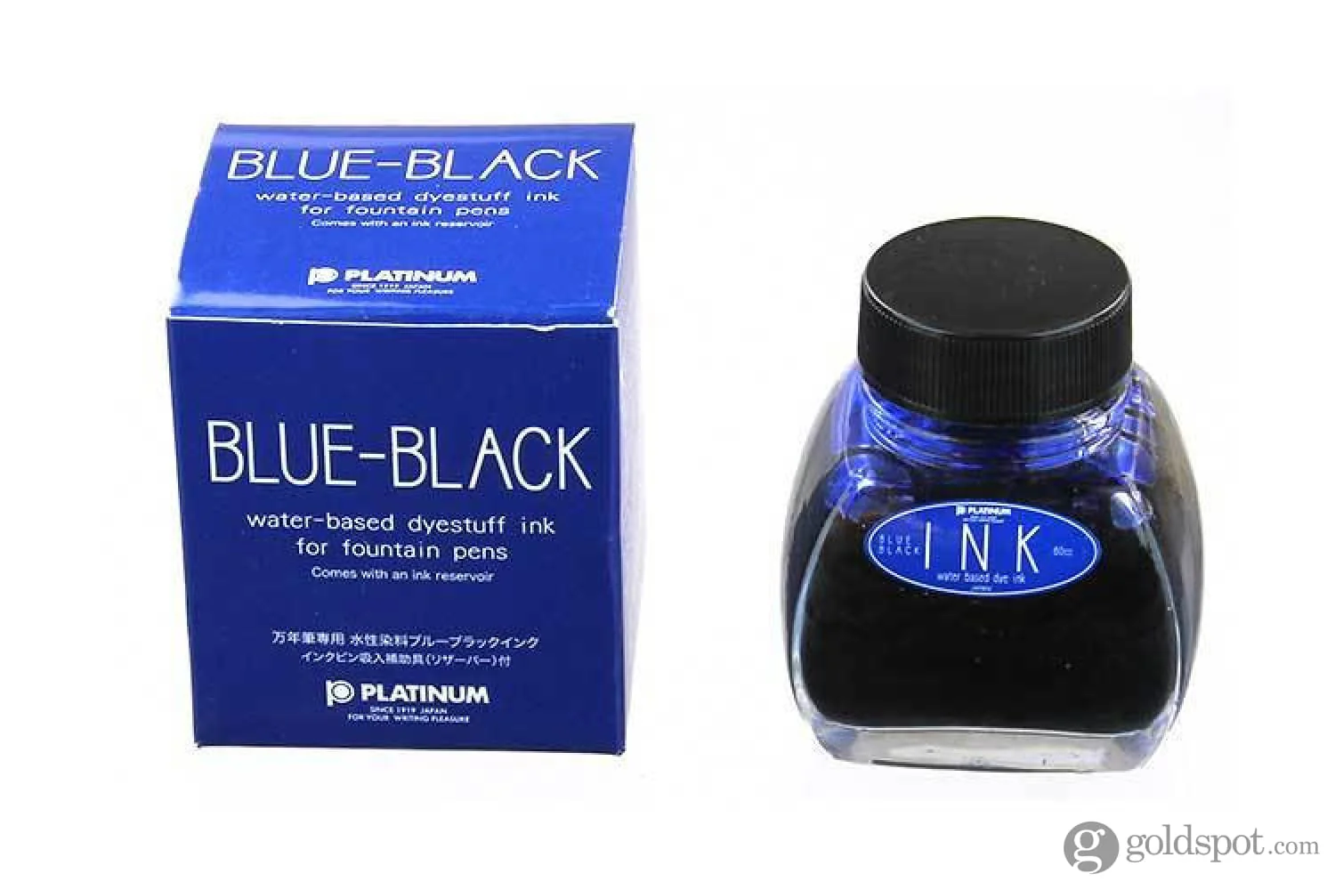 Platinum Bottled Ink in Blue-Black - 60 mL - Image 3