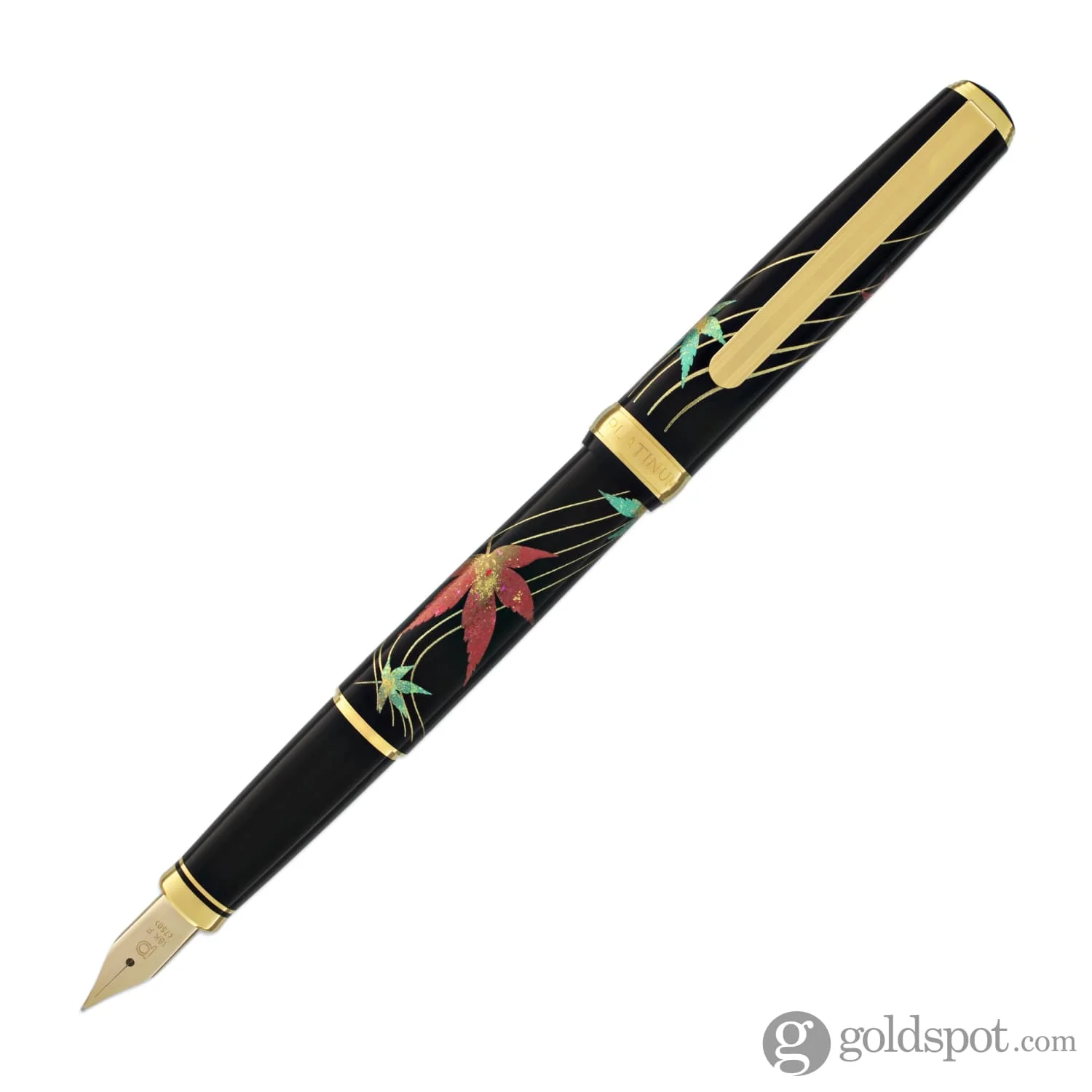 Platinum Classic Maki-e Fountain Pen in Autumn Leaves - 18K Gold - Image 13