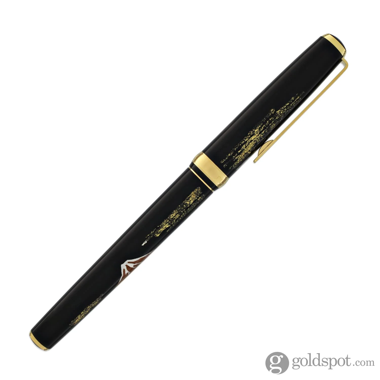 Platinum Classic Maki-e Fountain Pen with Mt. Fuji Design - 18K Gold - Image 6
