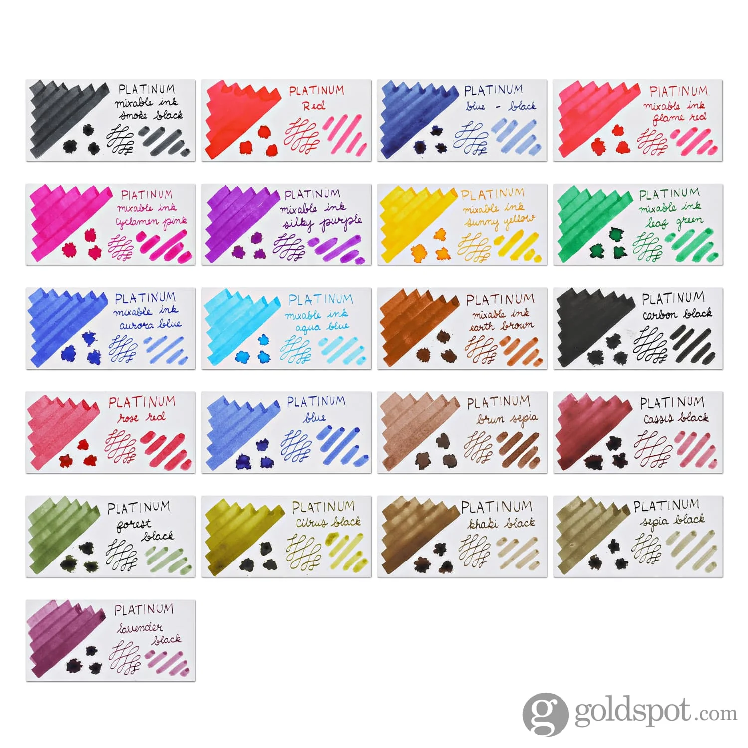 Platinum Classic Bottled Ink in Sepia Black - 60 mL - Image 3