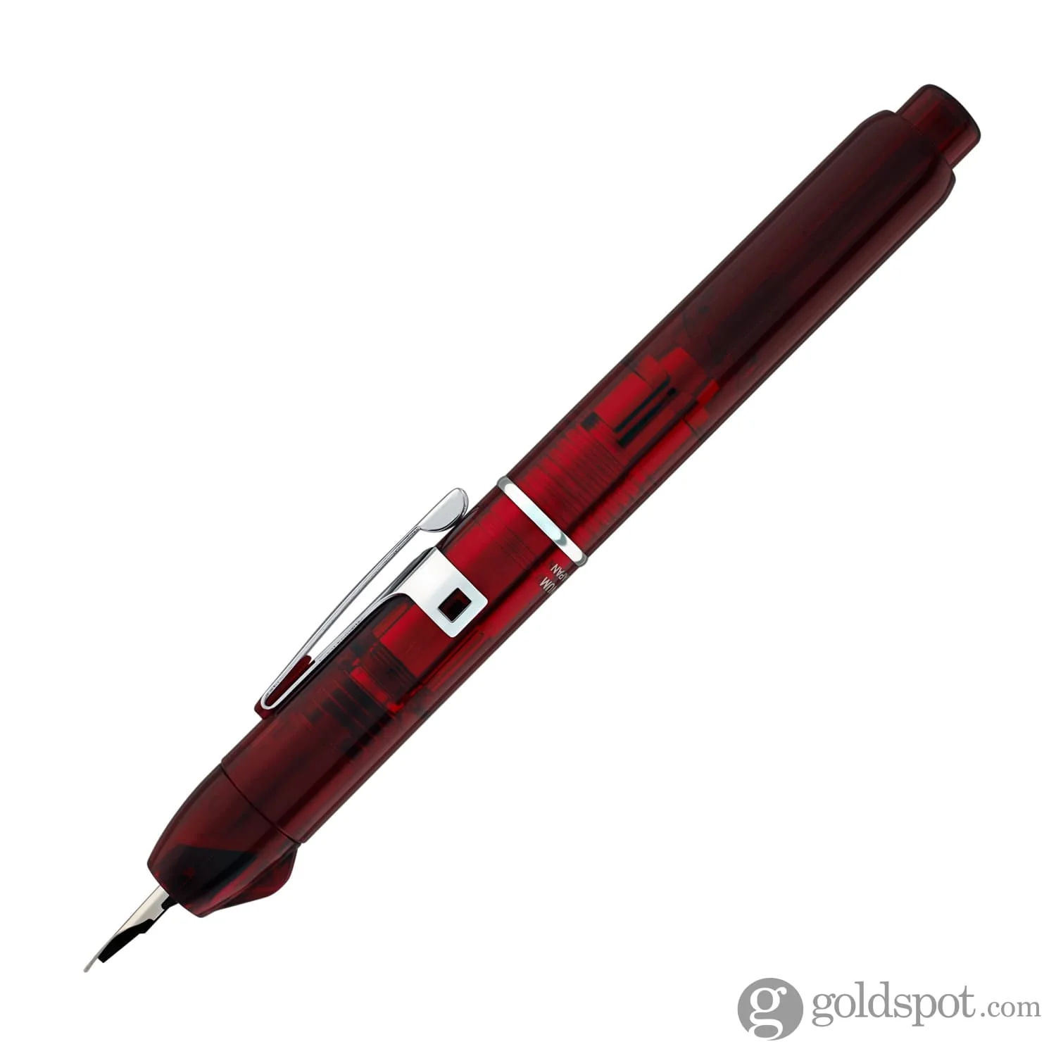 Platinum Curidas Retractable Gran Red Fountain Pen - Image 3
