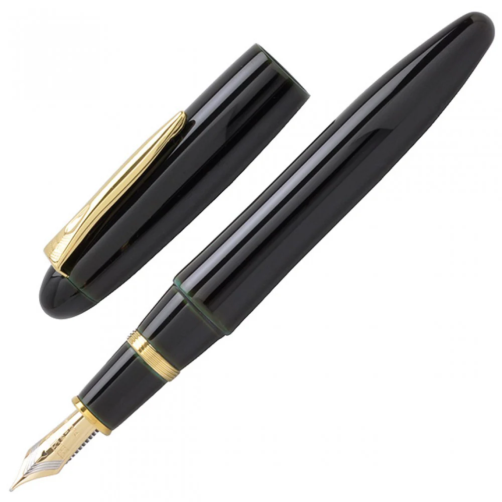 Platinum Izumo Fountain Pen in Soratame Green - Fine Point - Image 2